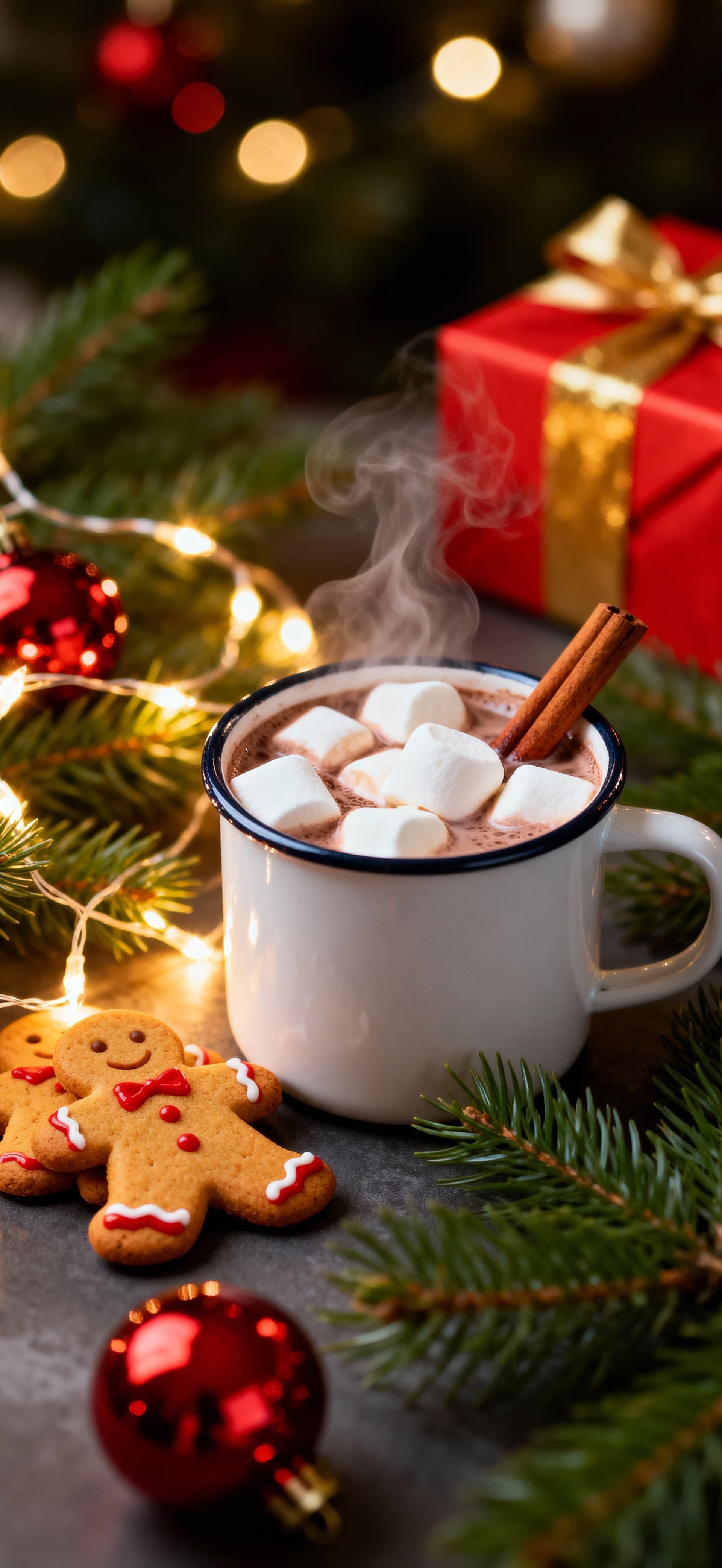Christmas Hot Chocolate 2 - free phone wallpaper