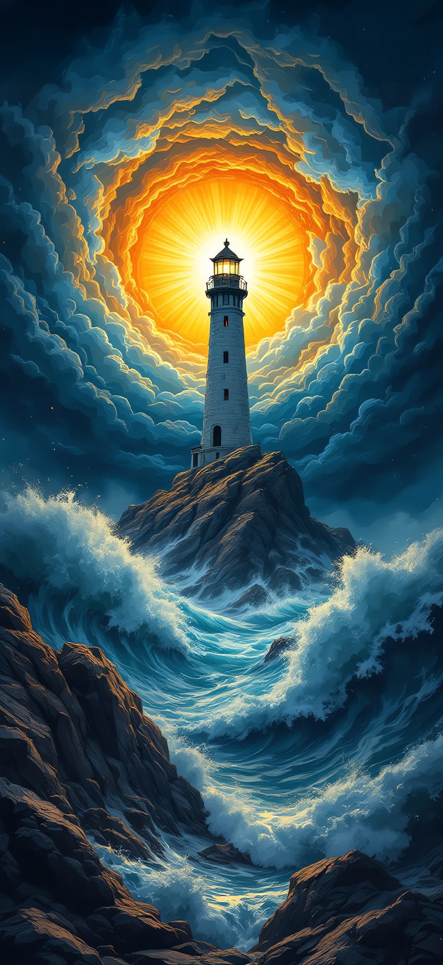 Beacon of the Storm 2 - free phone wallpaper