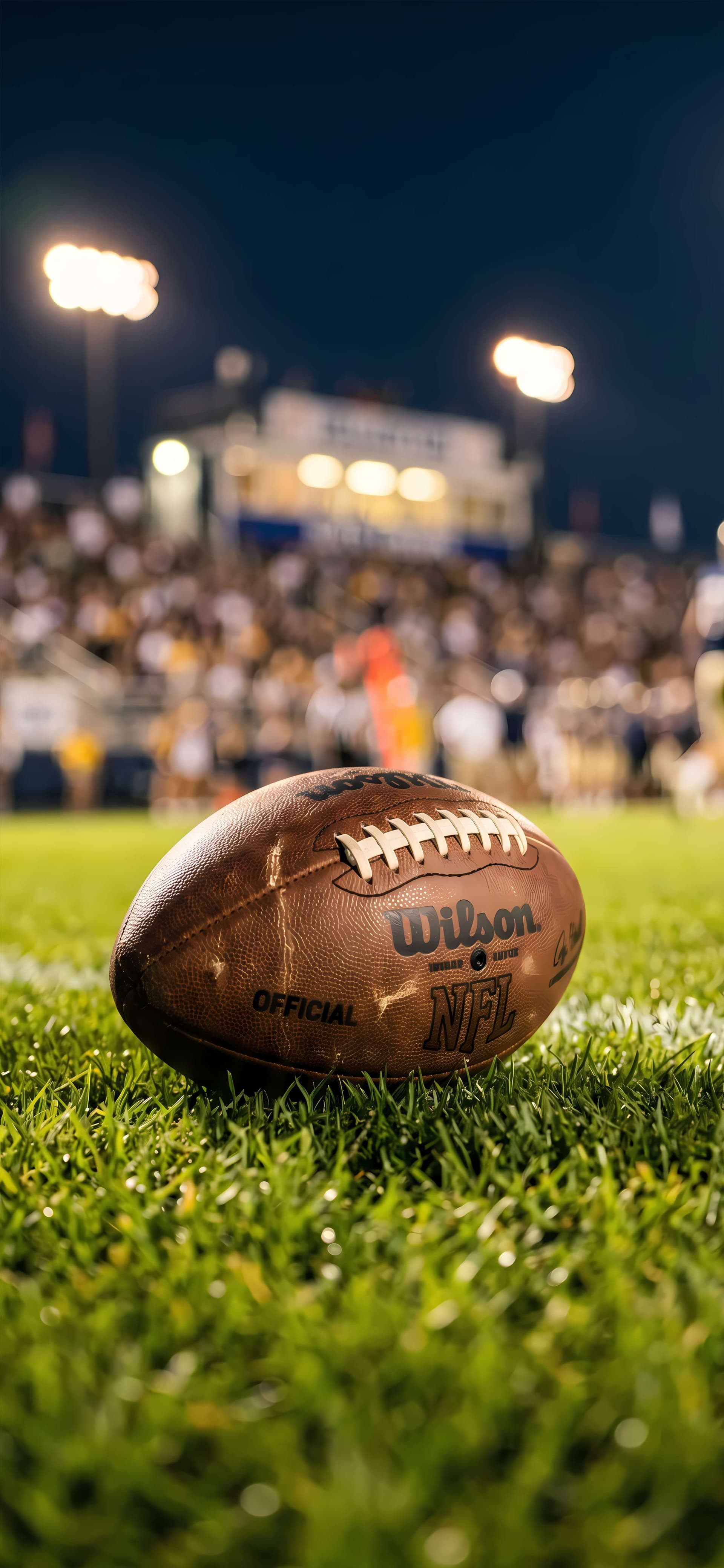 Football Field Night - free phone wallpaper