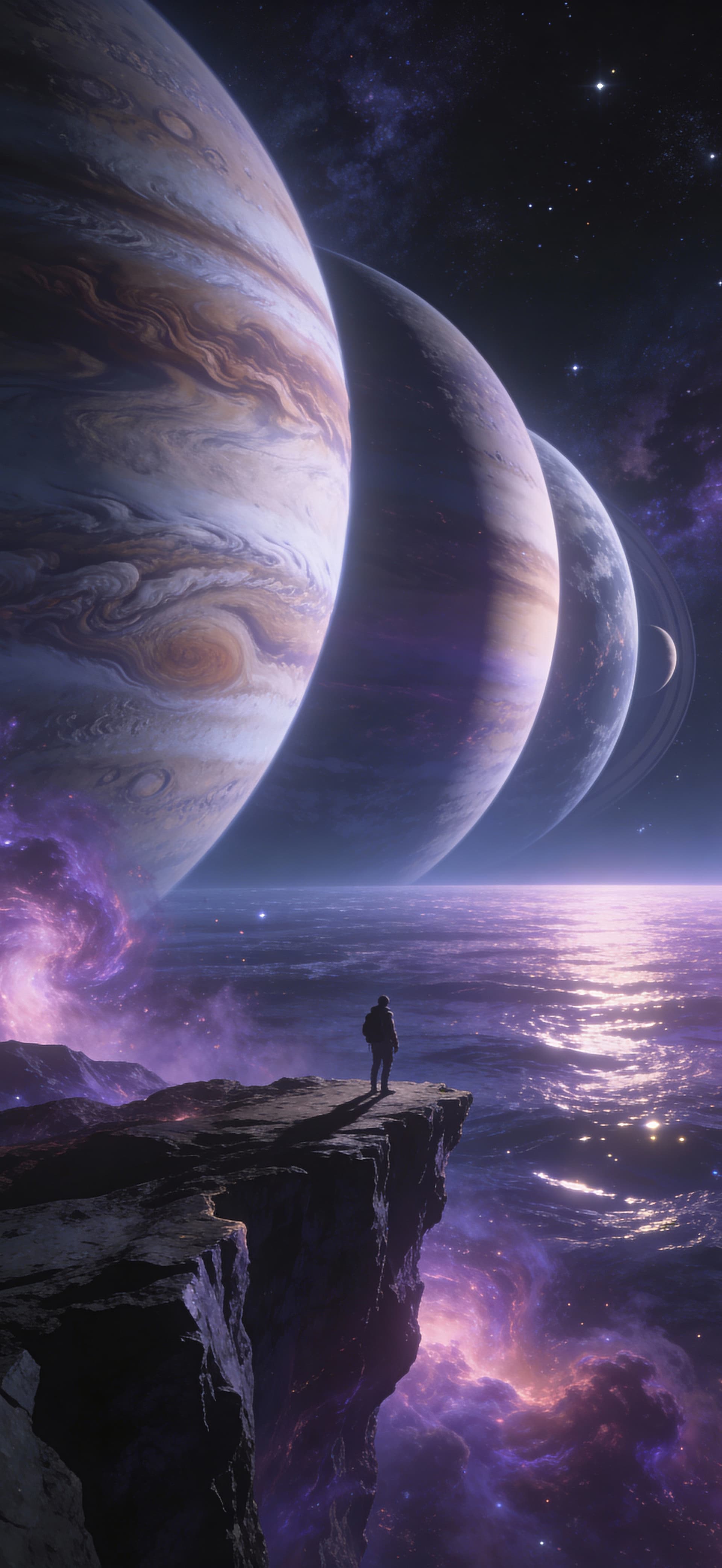Celestial Horizon 1 - free phone wallpaper
