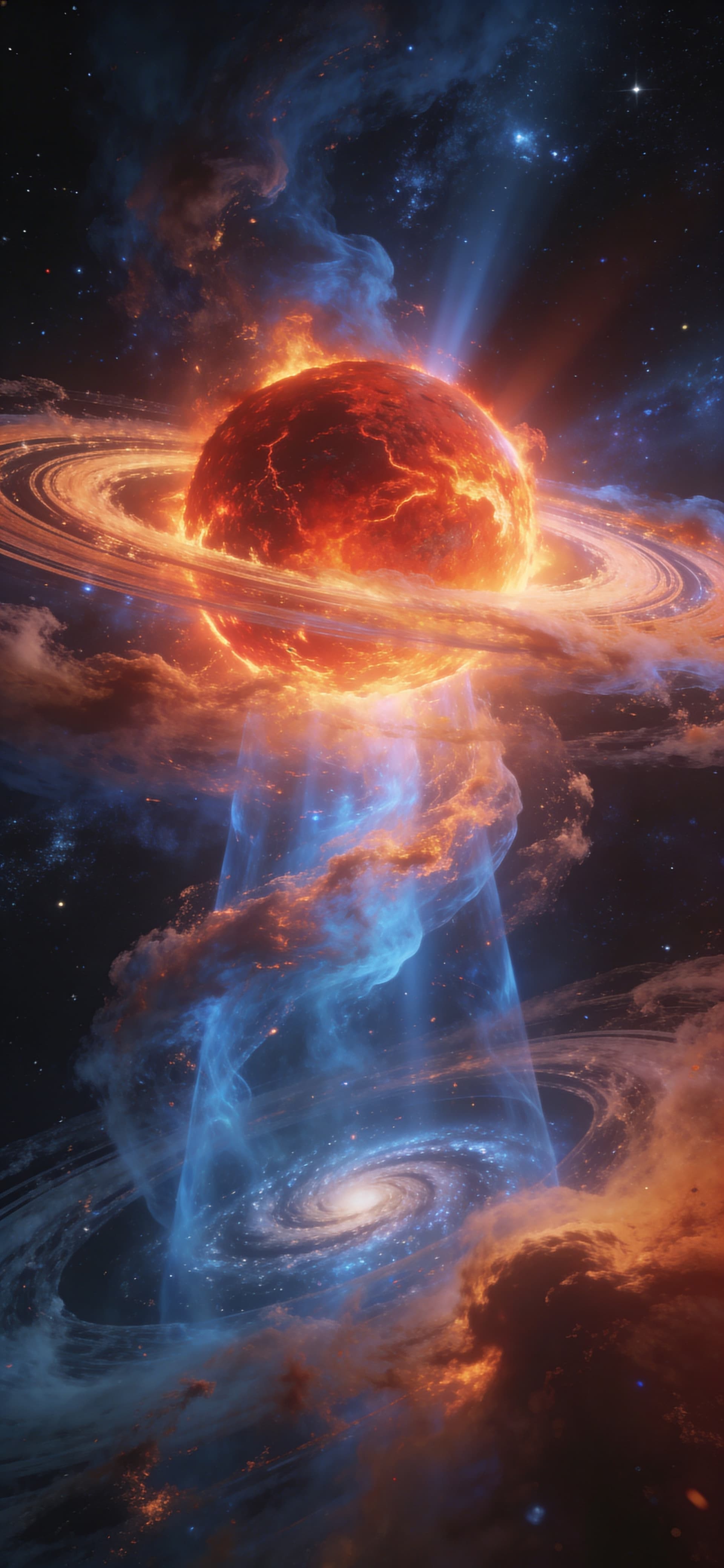 Cosmic Inferno Core - free phone wallpaper