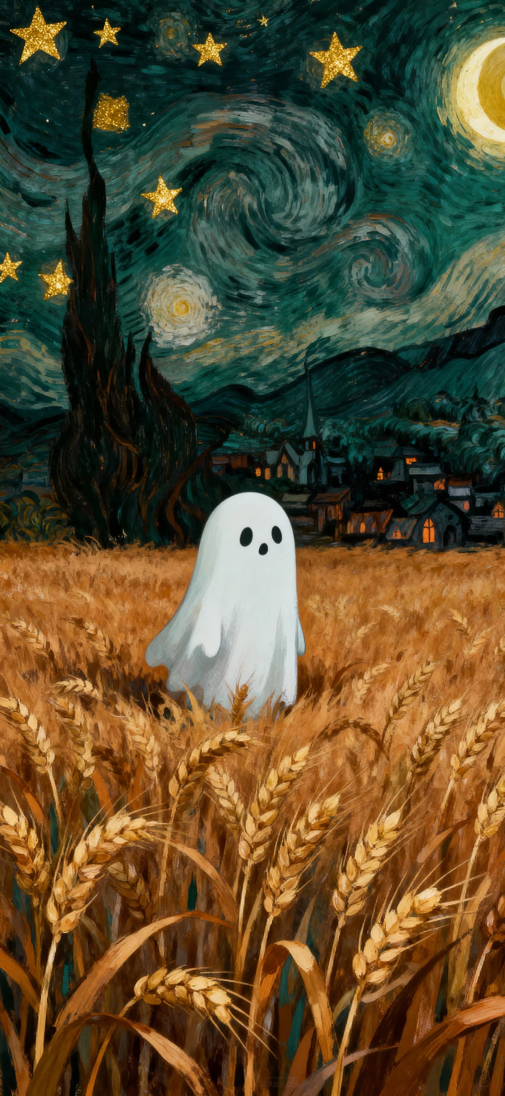 Starry Wheat Ghost 2 - Pro phone wallpaper