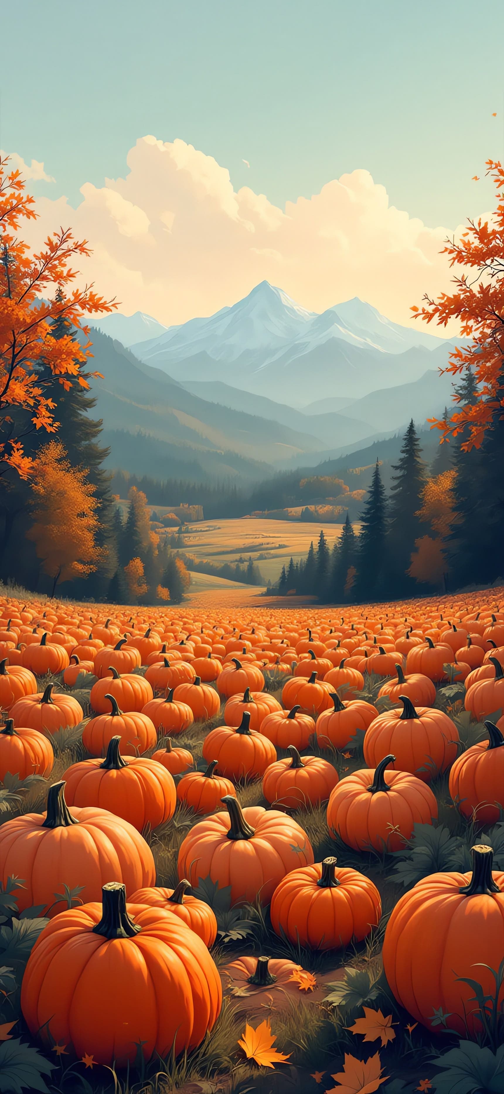 Pumpkin Valley 3 - free phone wallpaper