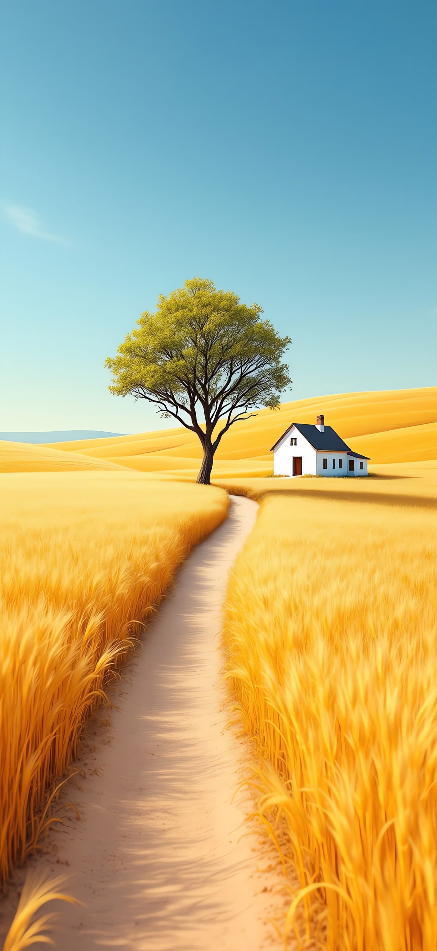 Golden Path 1 - Pro phone wallpaper