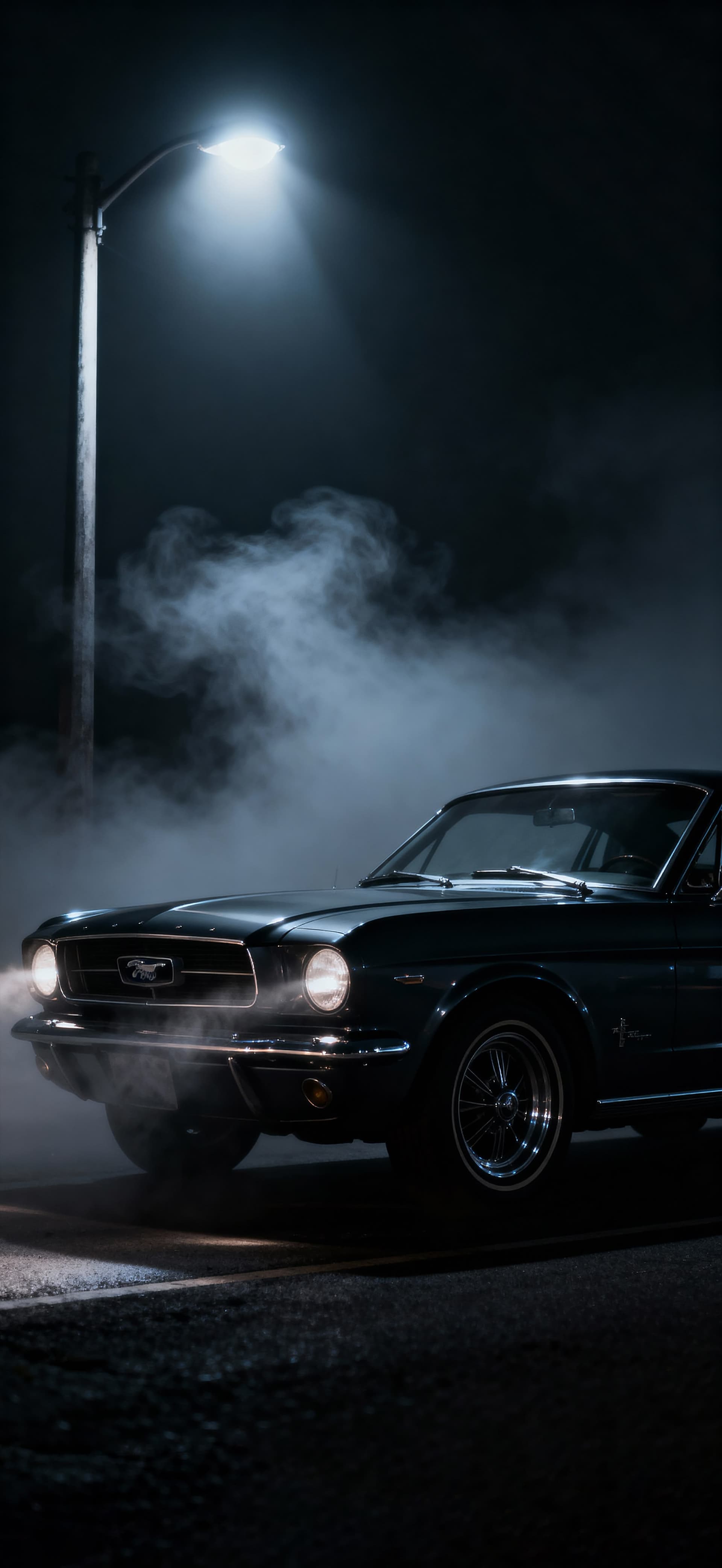 Midnight Mustang 3 - free phone wallpaper