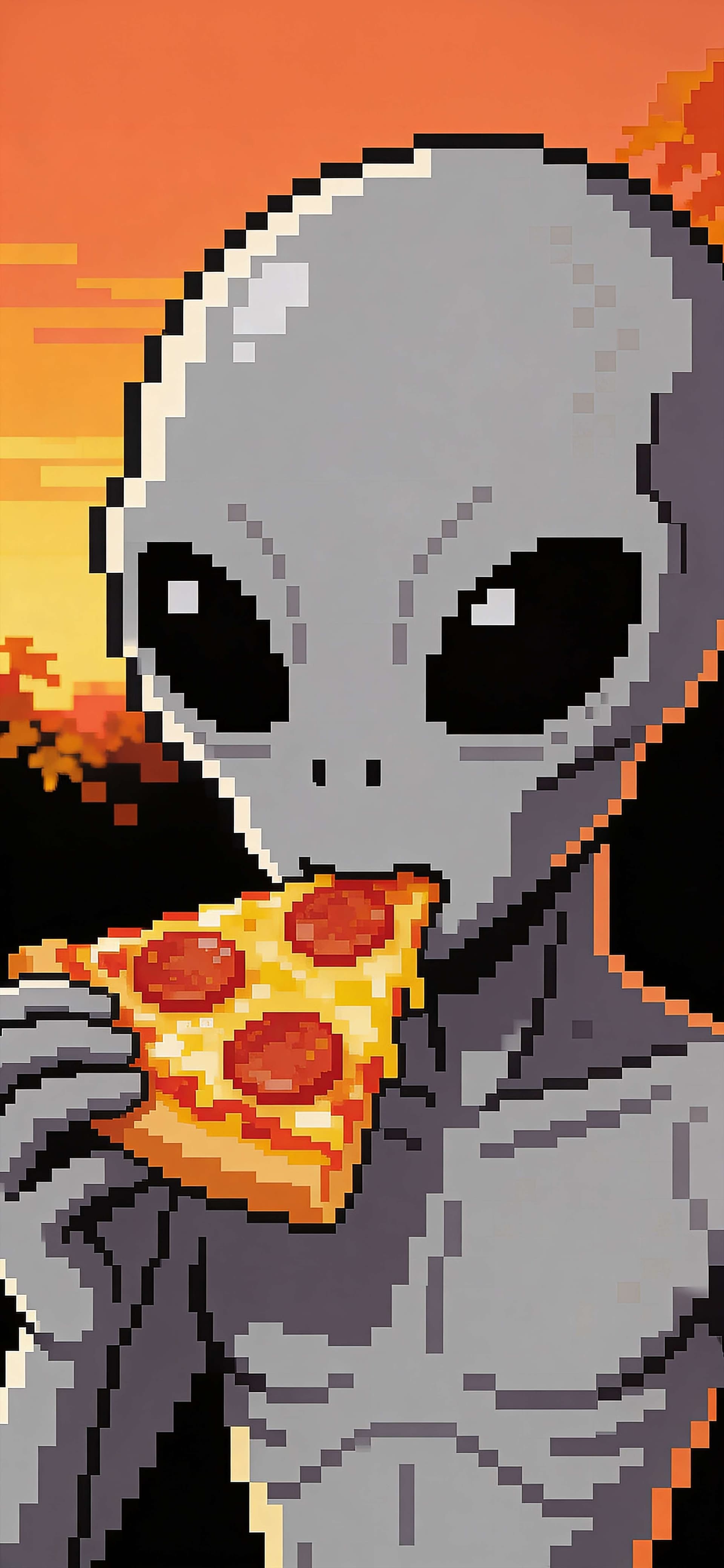 Alien Pizza Party - Pro phone wallpaper