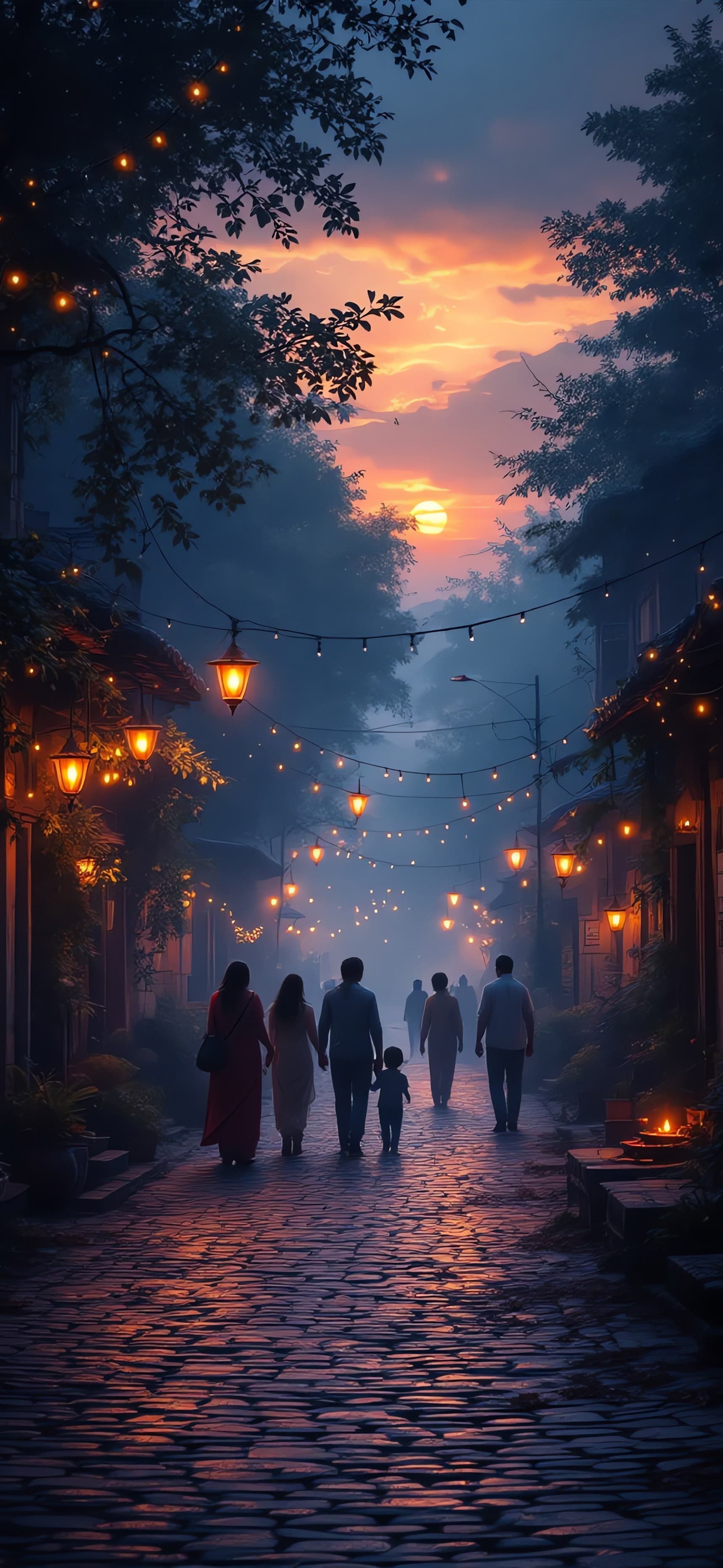 Festival Lane - free phone wallpaper