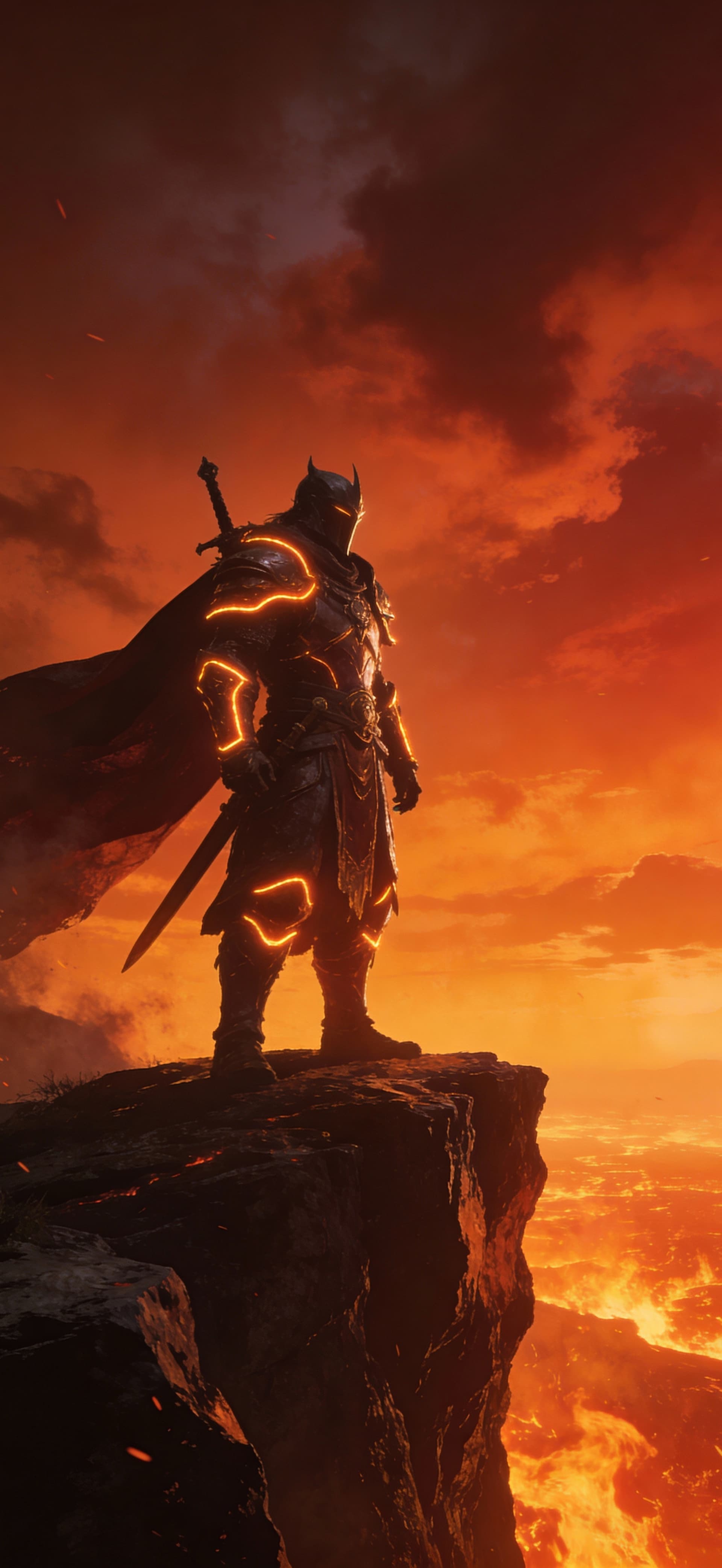 Blazing Knight 1 - Pro phone wallpaper