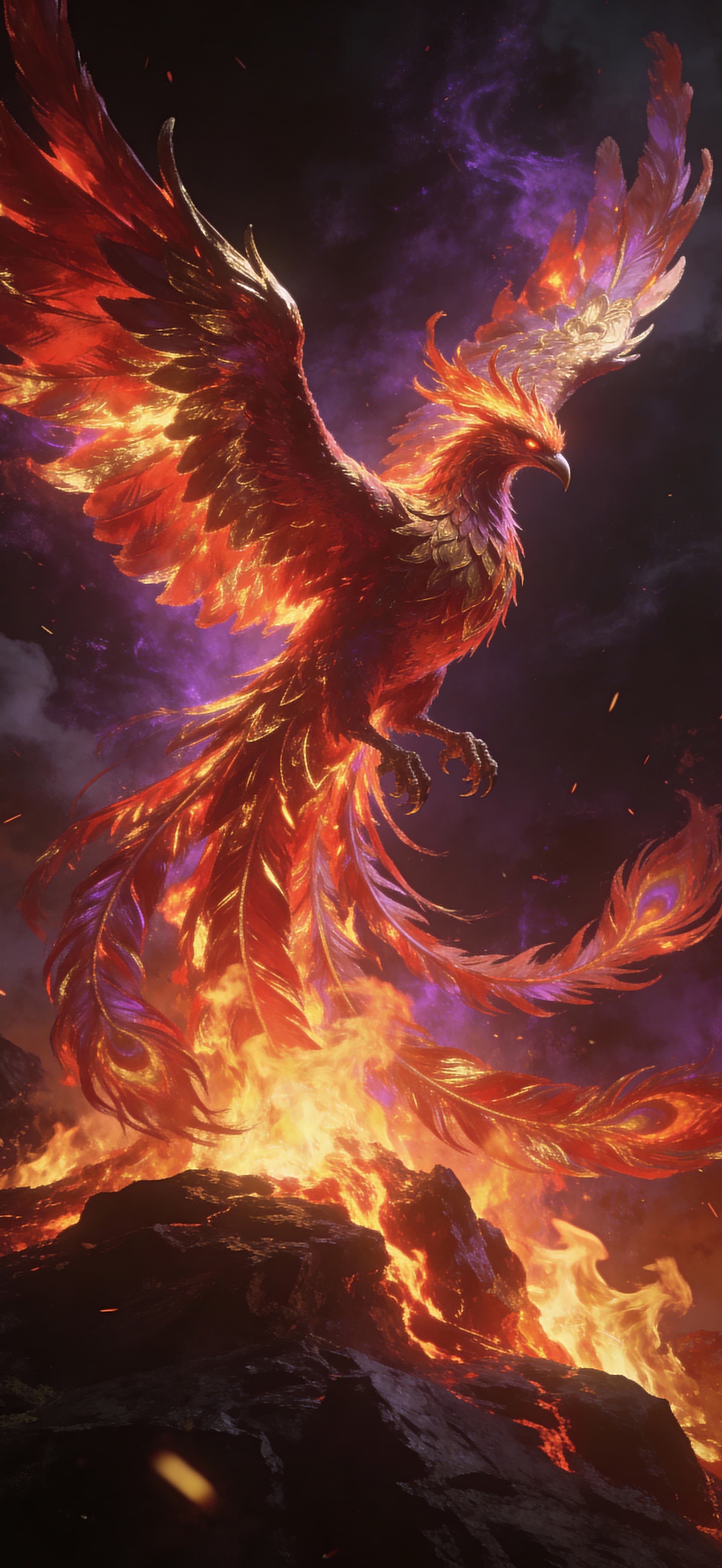 Phoenix Rise 2 - Pro phone wallpaper