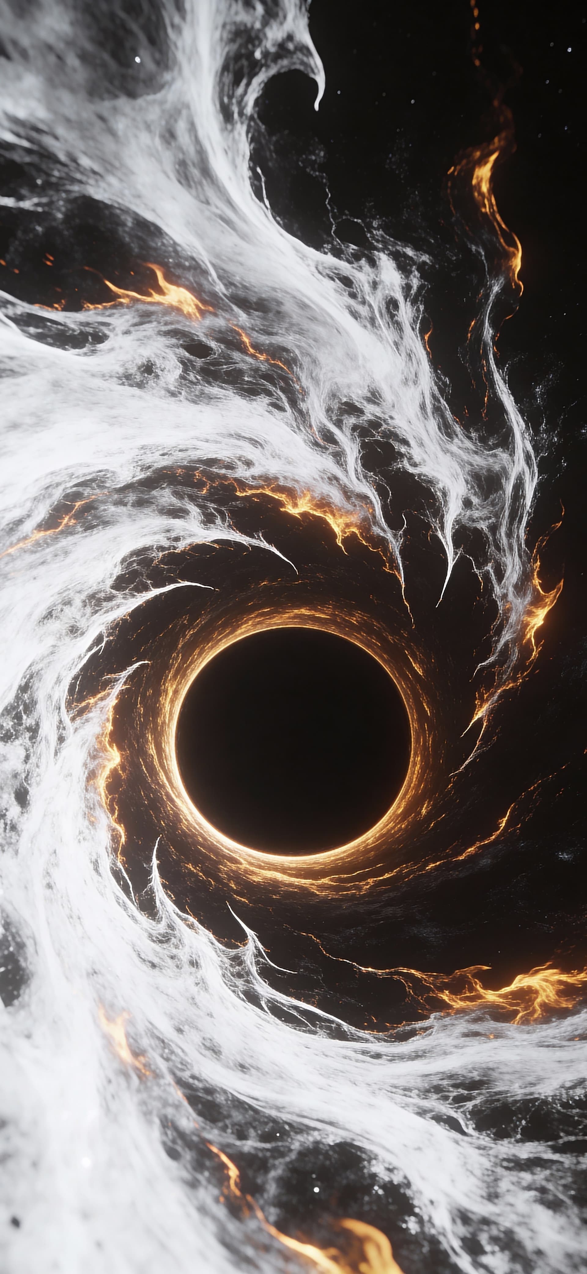 Fiery Void - Pro phone wallpaper