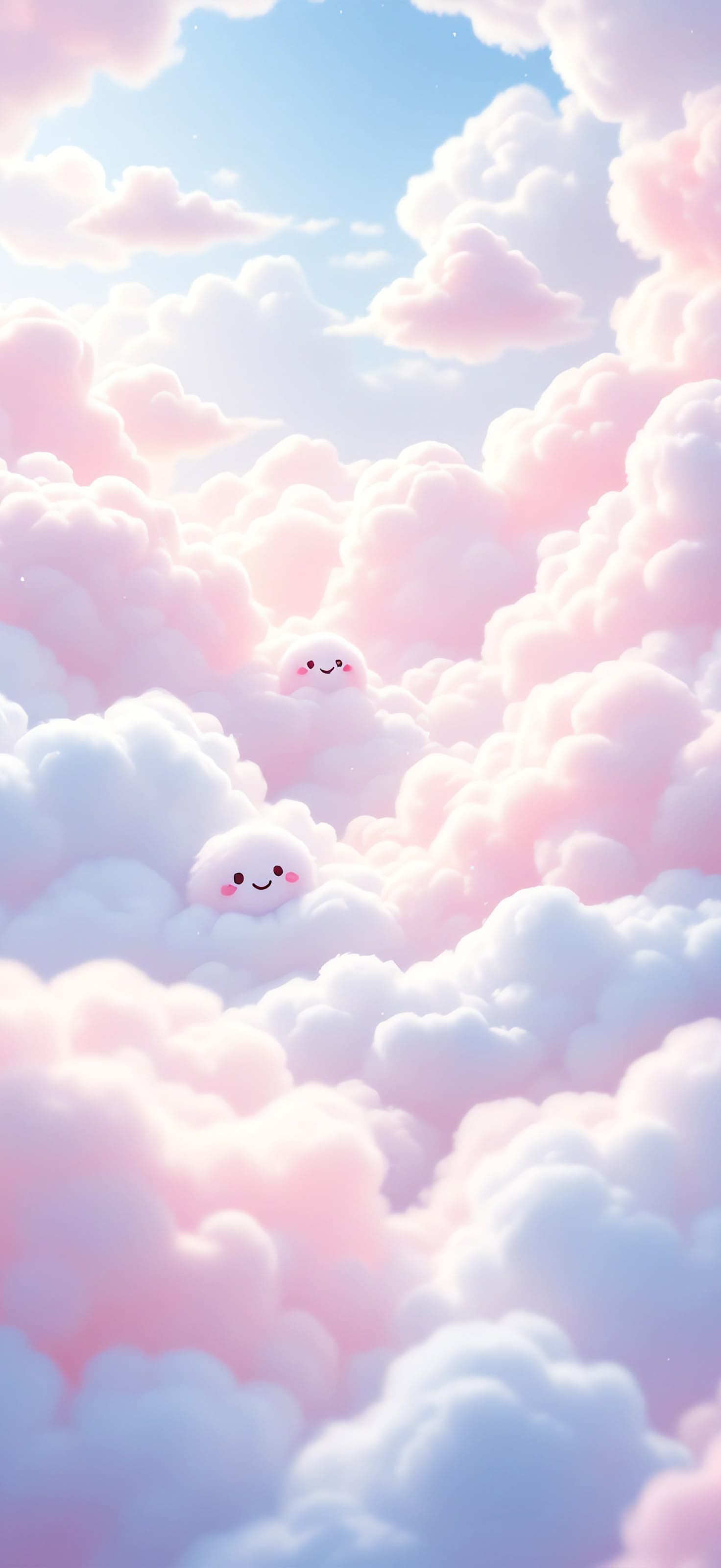 Cotton Candy Clouds 1 - free phone wallpaper