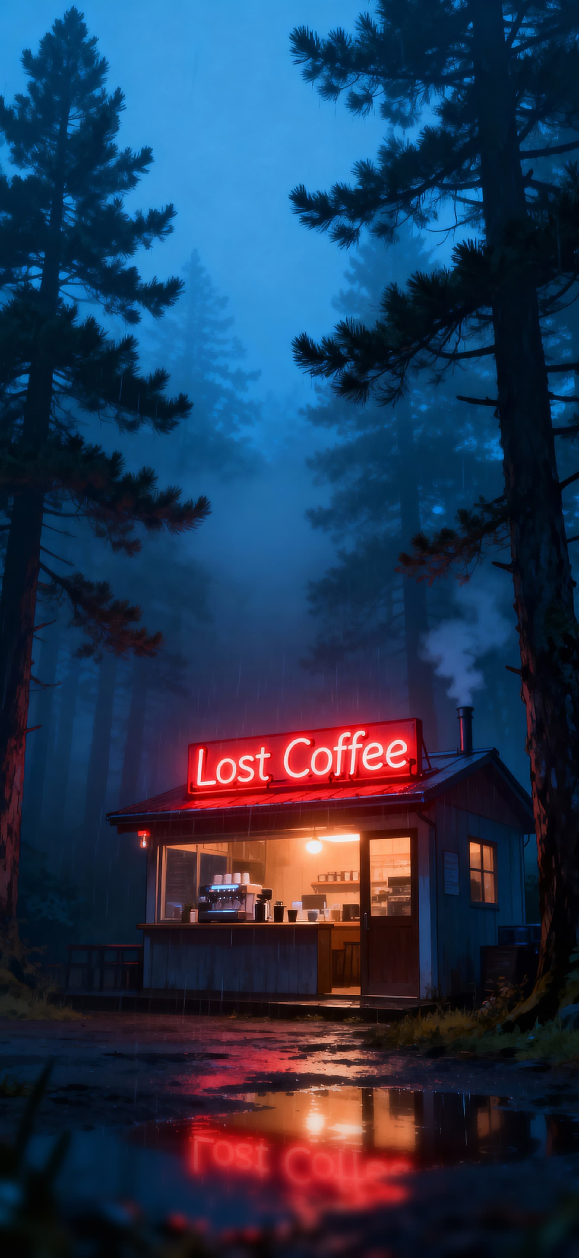 Lost Coffee 2 - free phone wallpaper