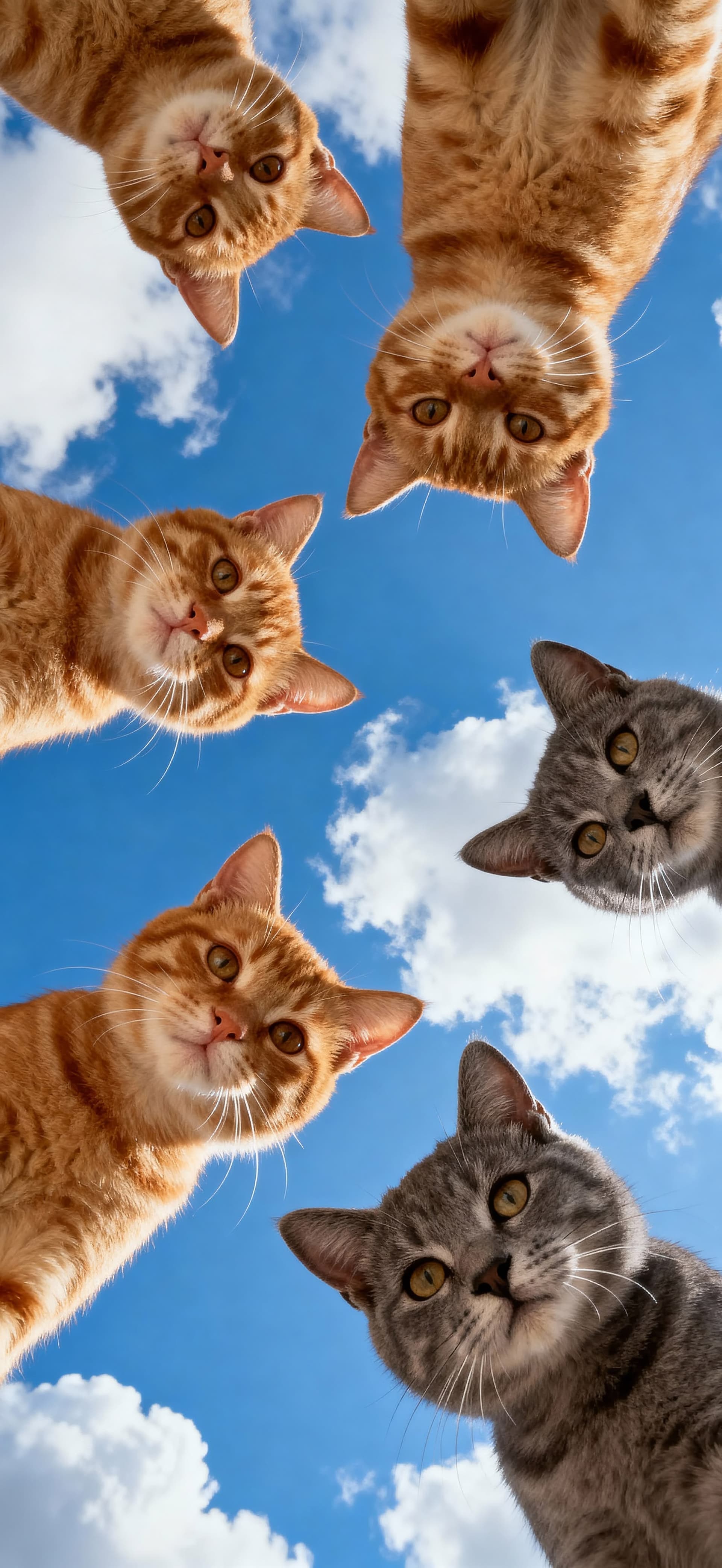 Curious Cat Circle 1 - Pro phone wallpaper