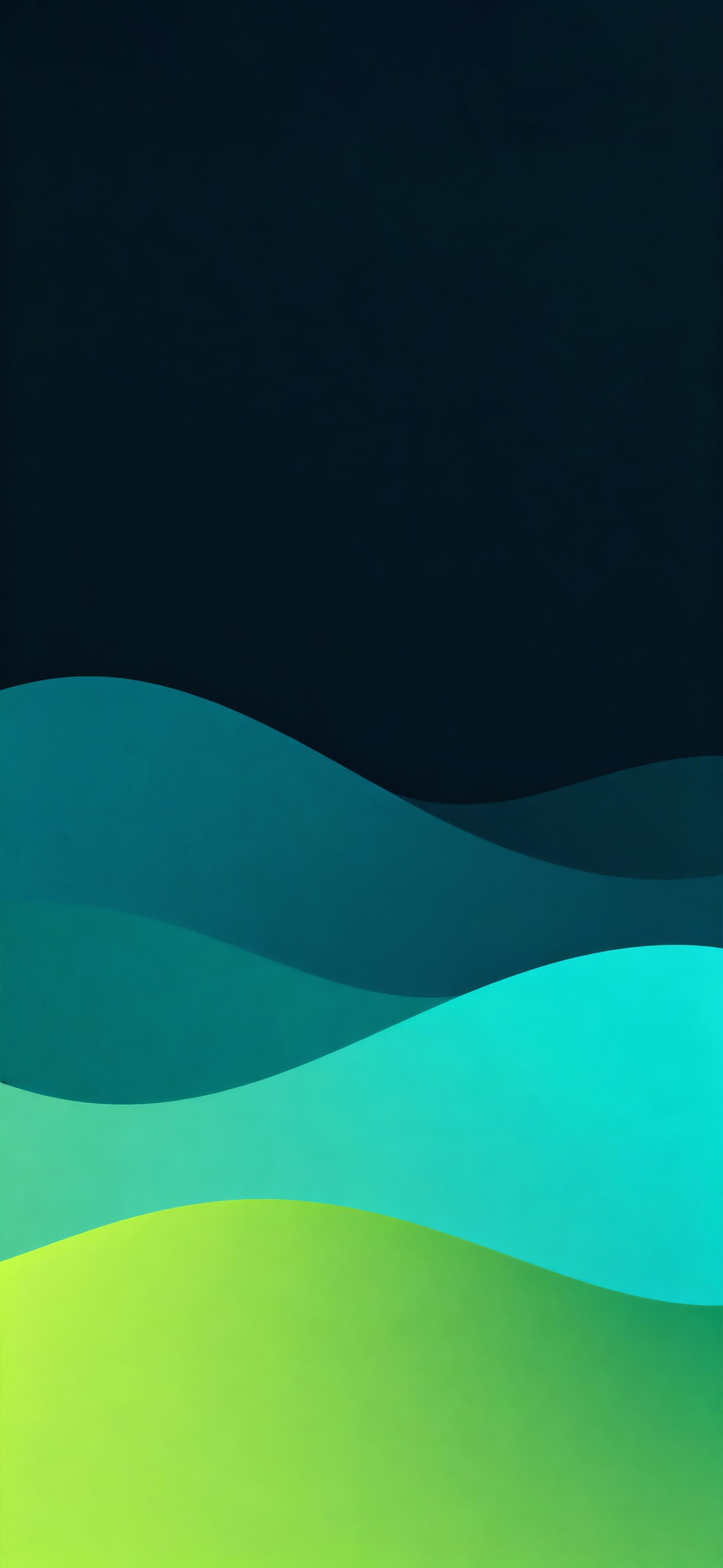 Cyan Flow 2 - free phone wallpaper