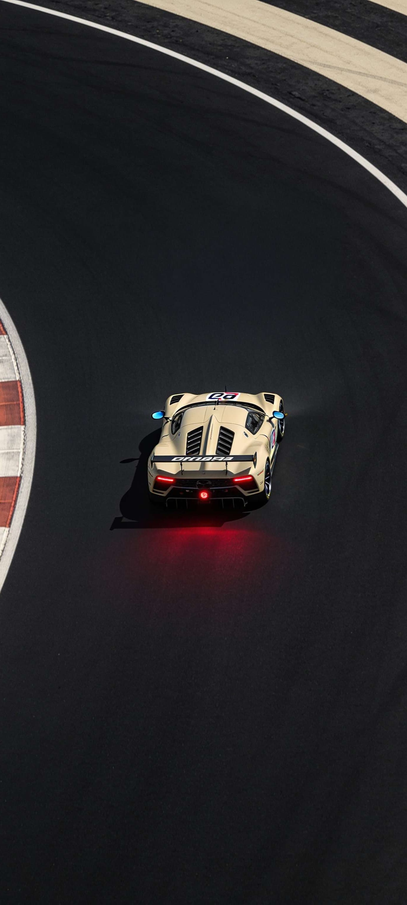 Curved Race Track - Pro phone wallpaper