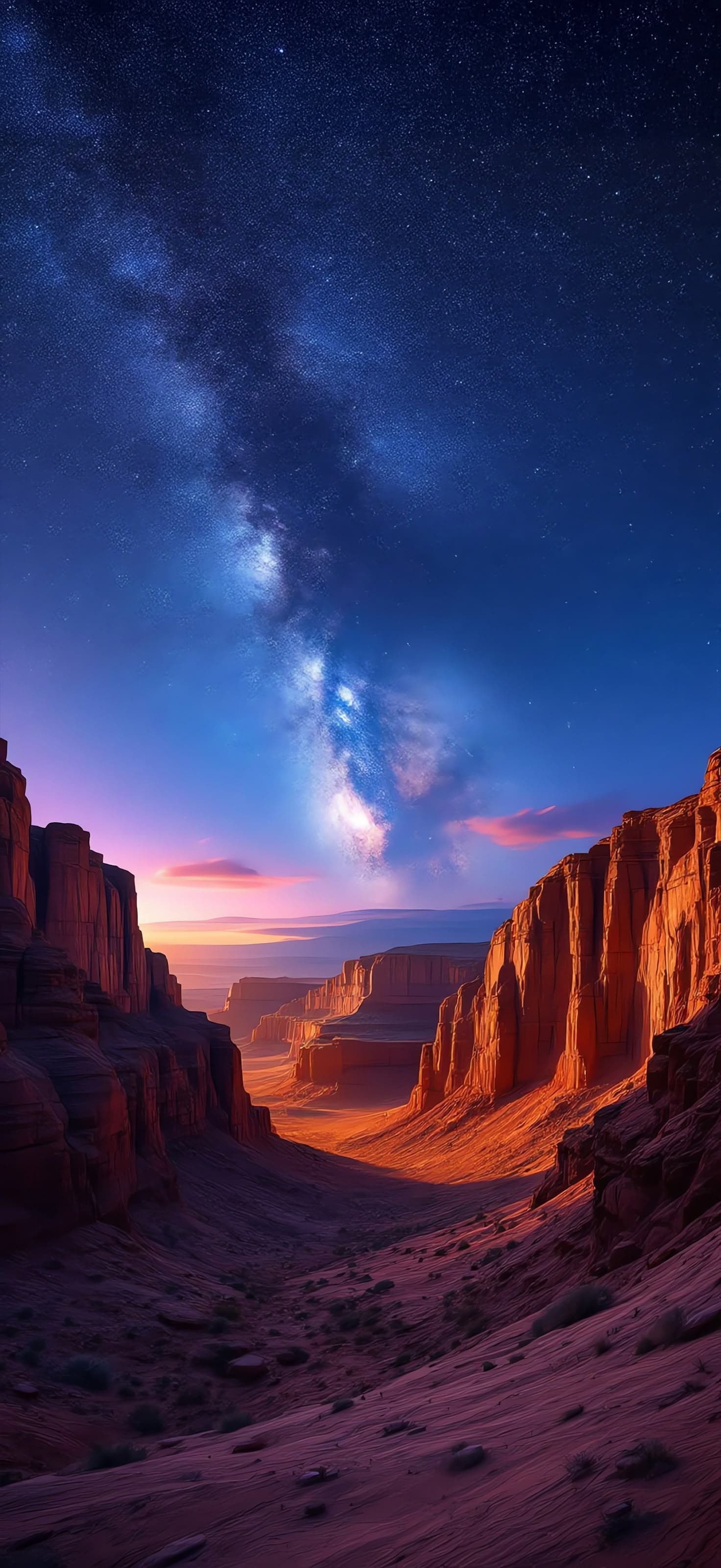Starlit Canyon Dreams 1 - Pro phone wallpaper