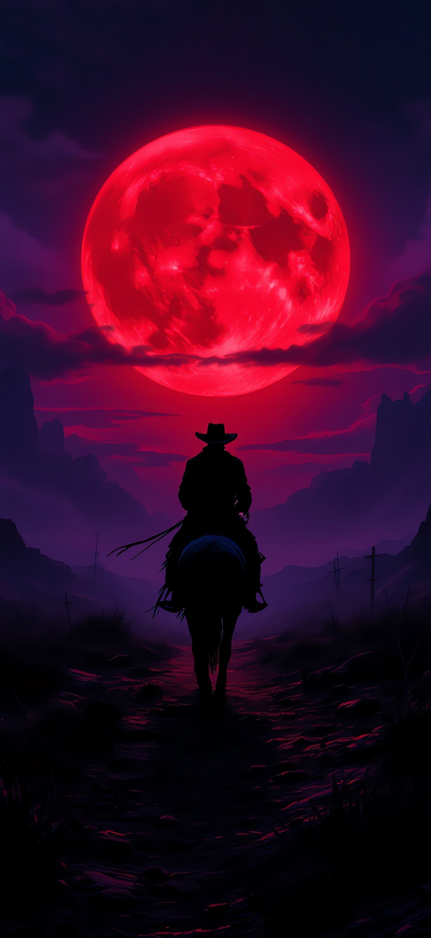 Crimson Outlaw 2 - free phone wallpaper