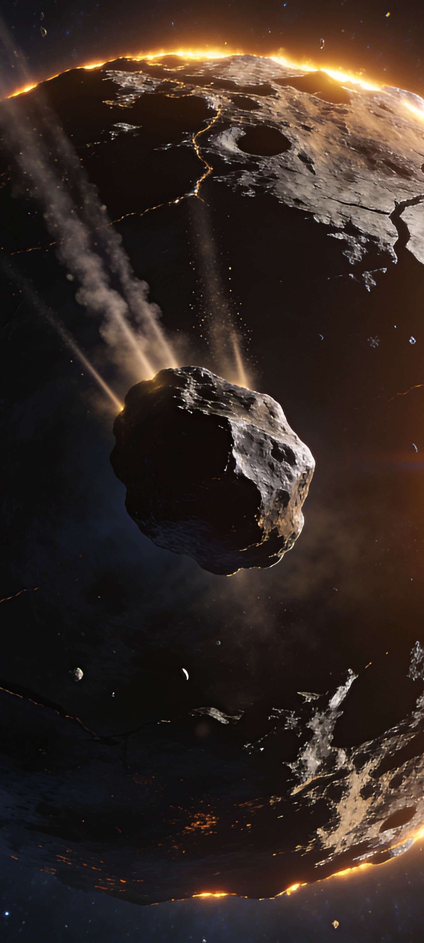 Cosmic Impact Event - Pro phone wallpaper
