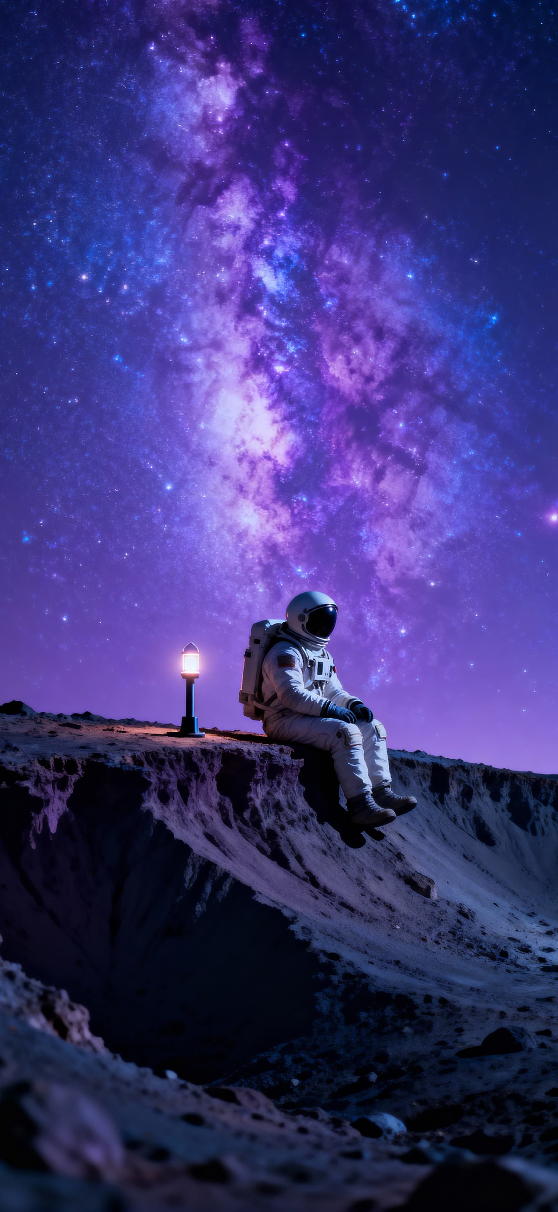 Cosmic Solitude 2 - Pro phone wallpaper