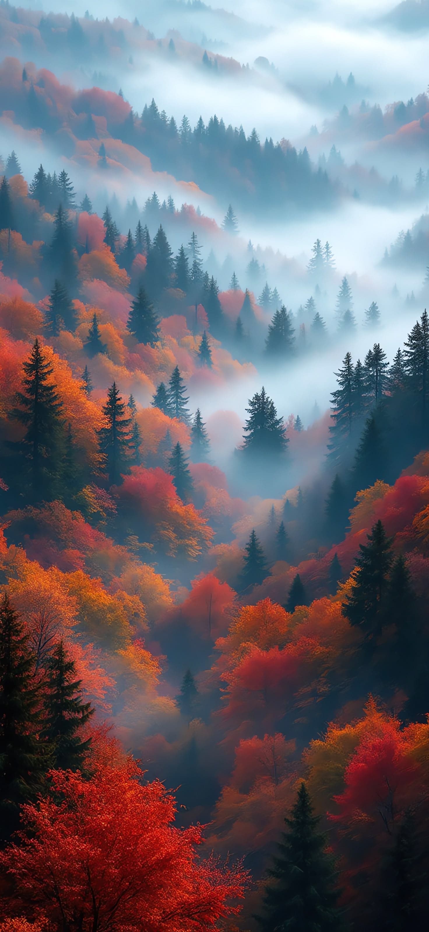 Whispers of Autumn Mist 2 - Pro phone wallpaper