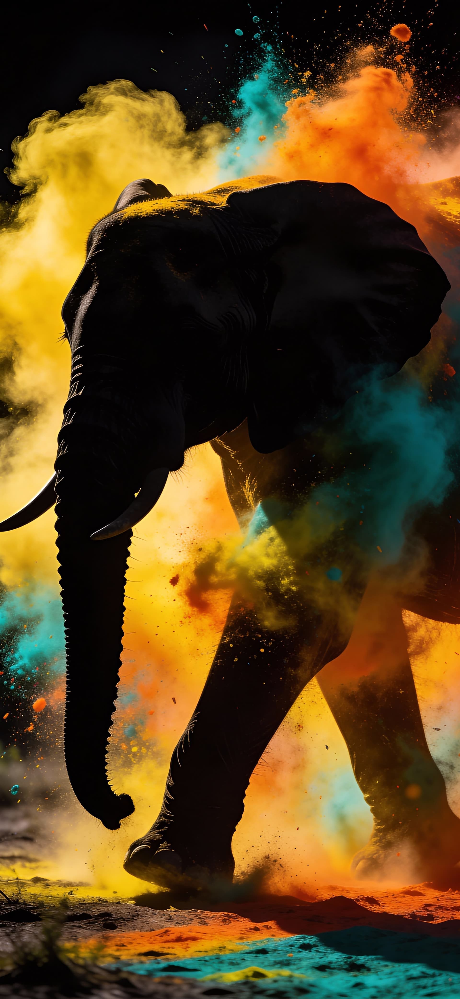 Elephant Powder - Pro phone wallpaper