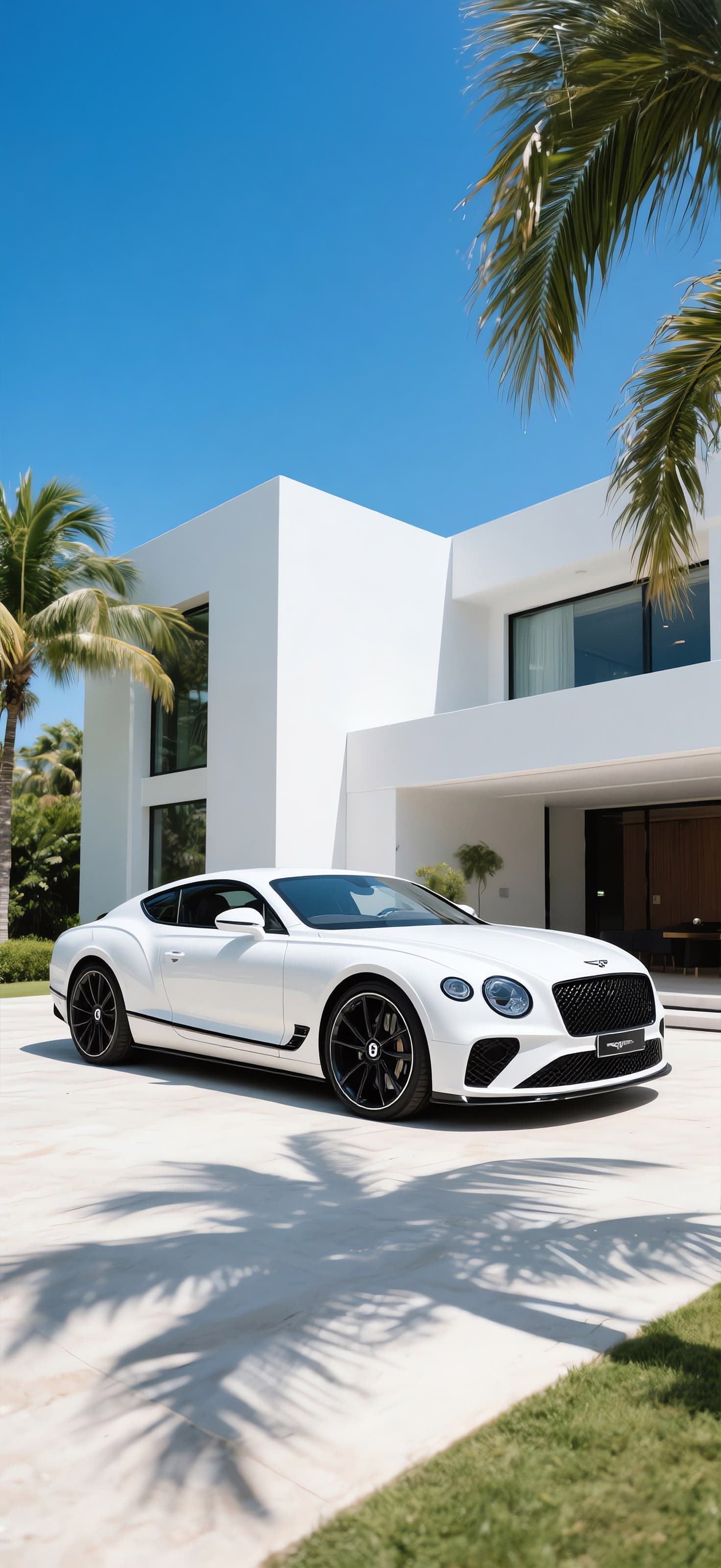 White Luxe Drive 2 - Pro phone wallpaper