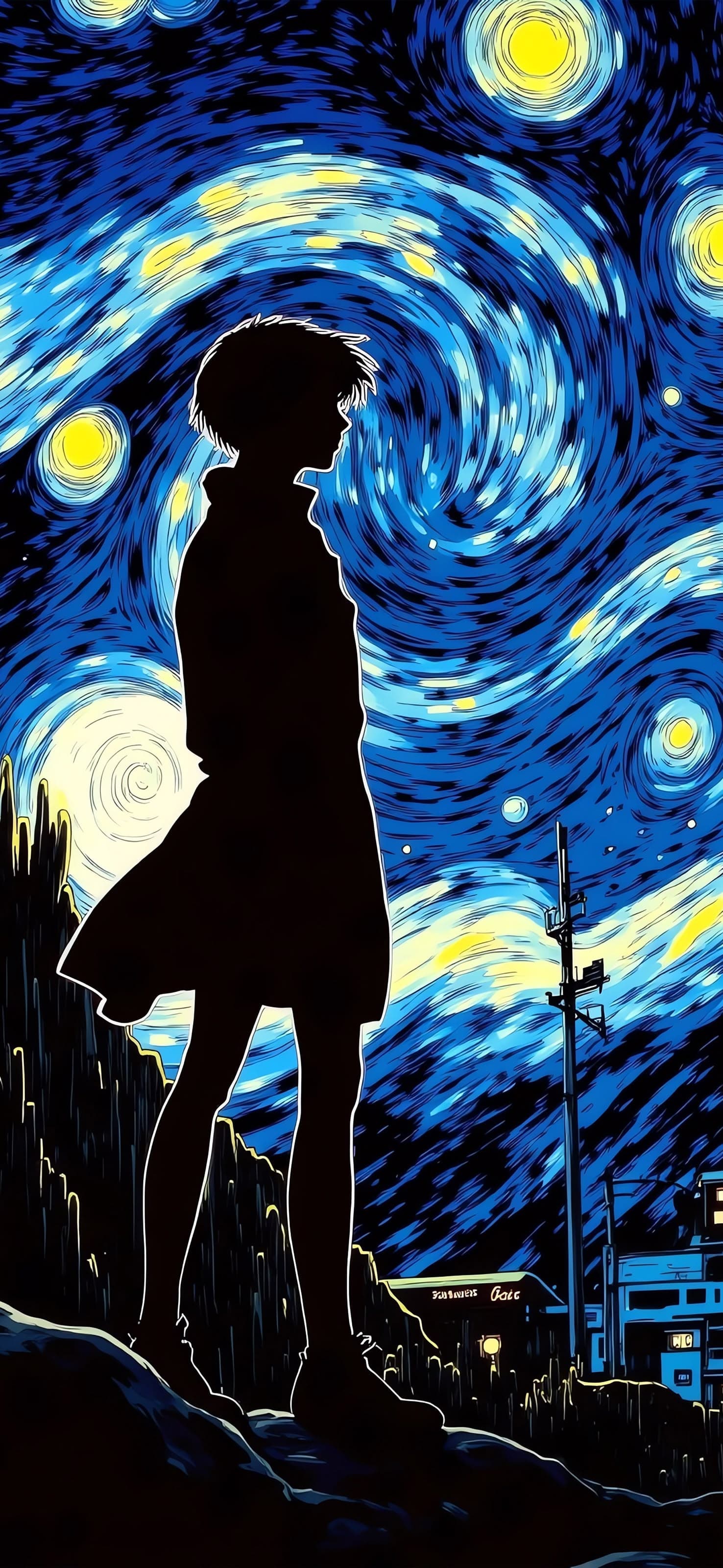 Starry Reflections - free phone wallpaper