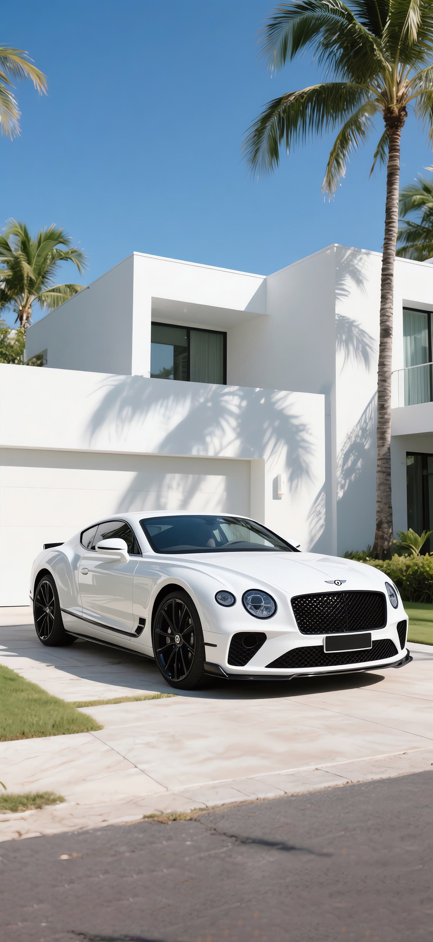 White Luxe Drive 1 - Pro phone wallpaper