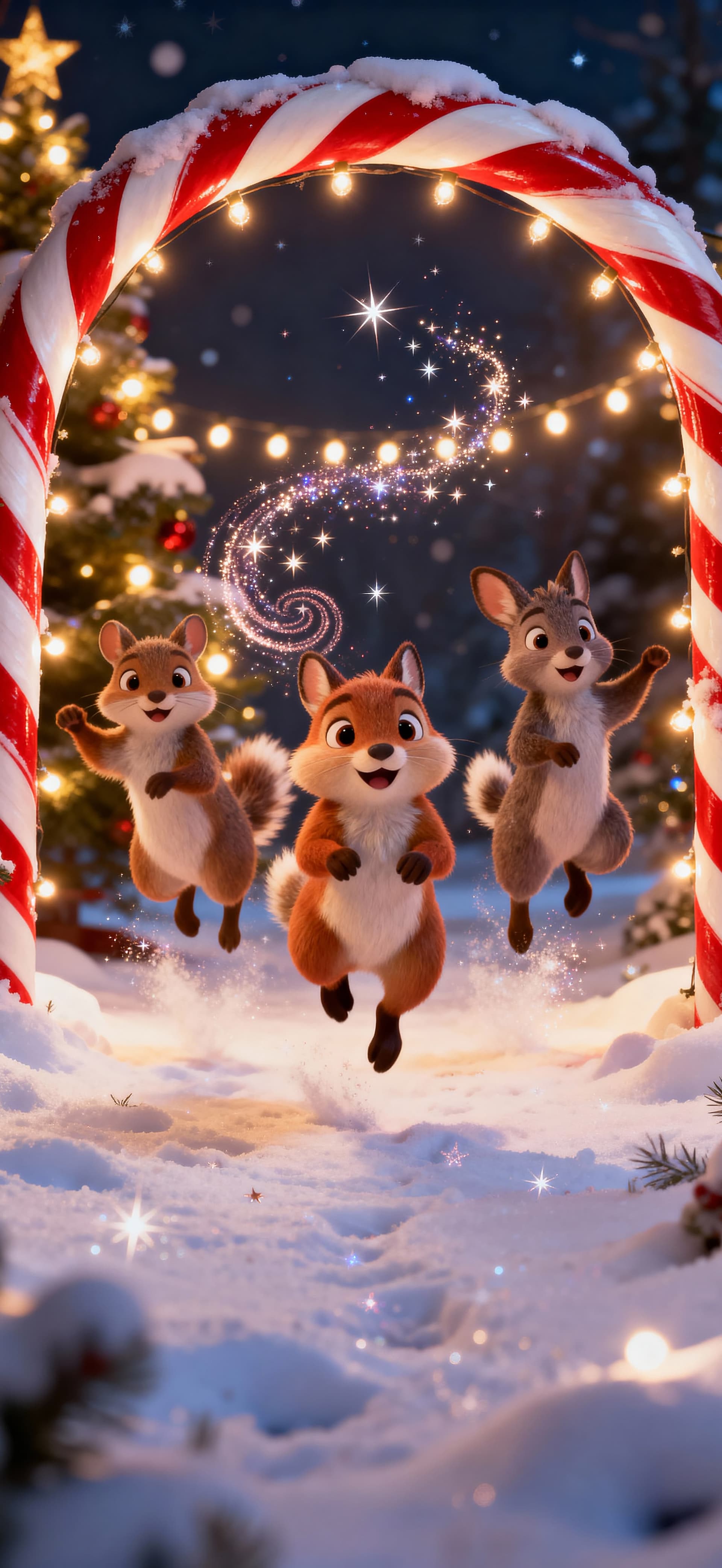 Happy Christmas Friends 2 - free phone wallpaper