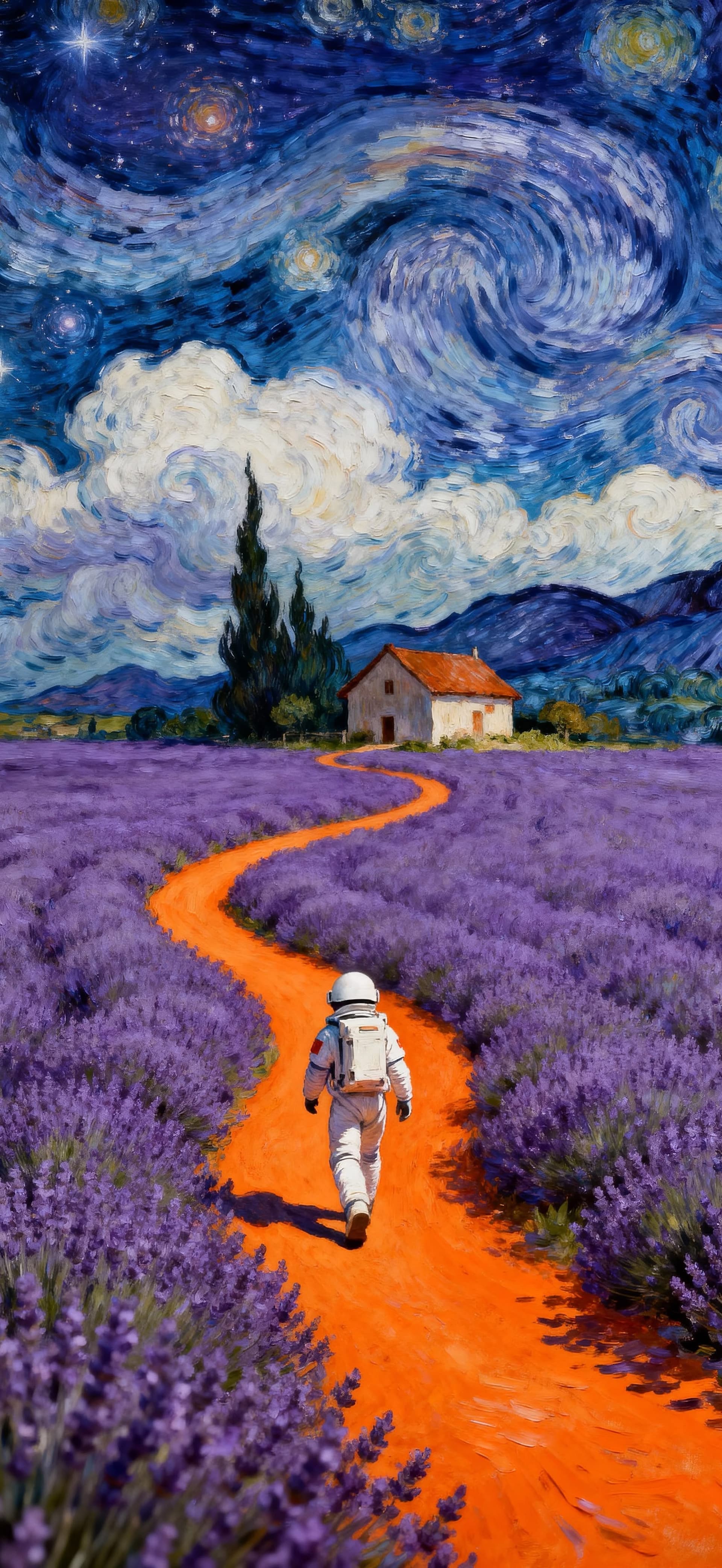 Starry Voyage 1 - Pro phone wallpaper