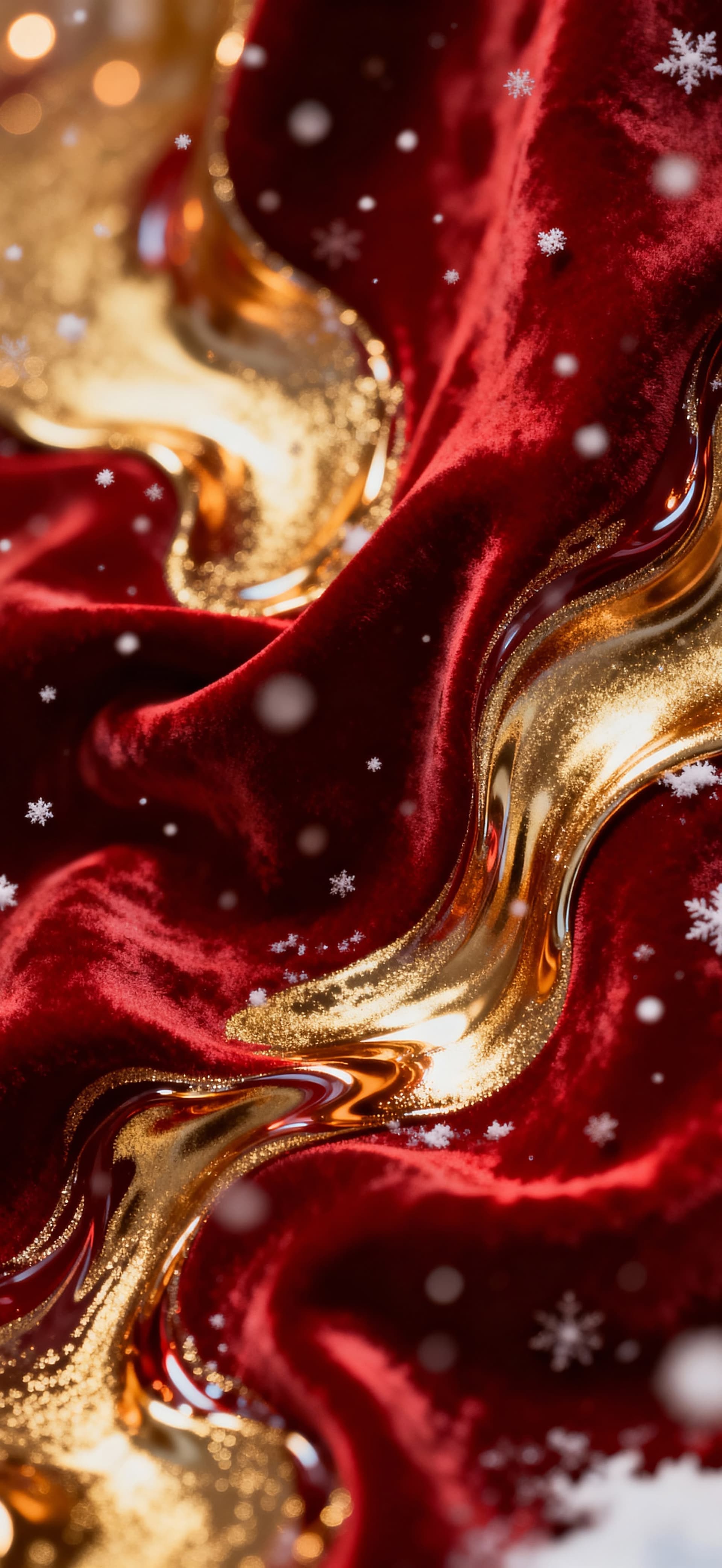 Christmas Gold and Red Texture 3 - Pro phone wallpaper