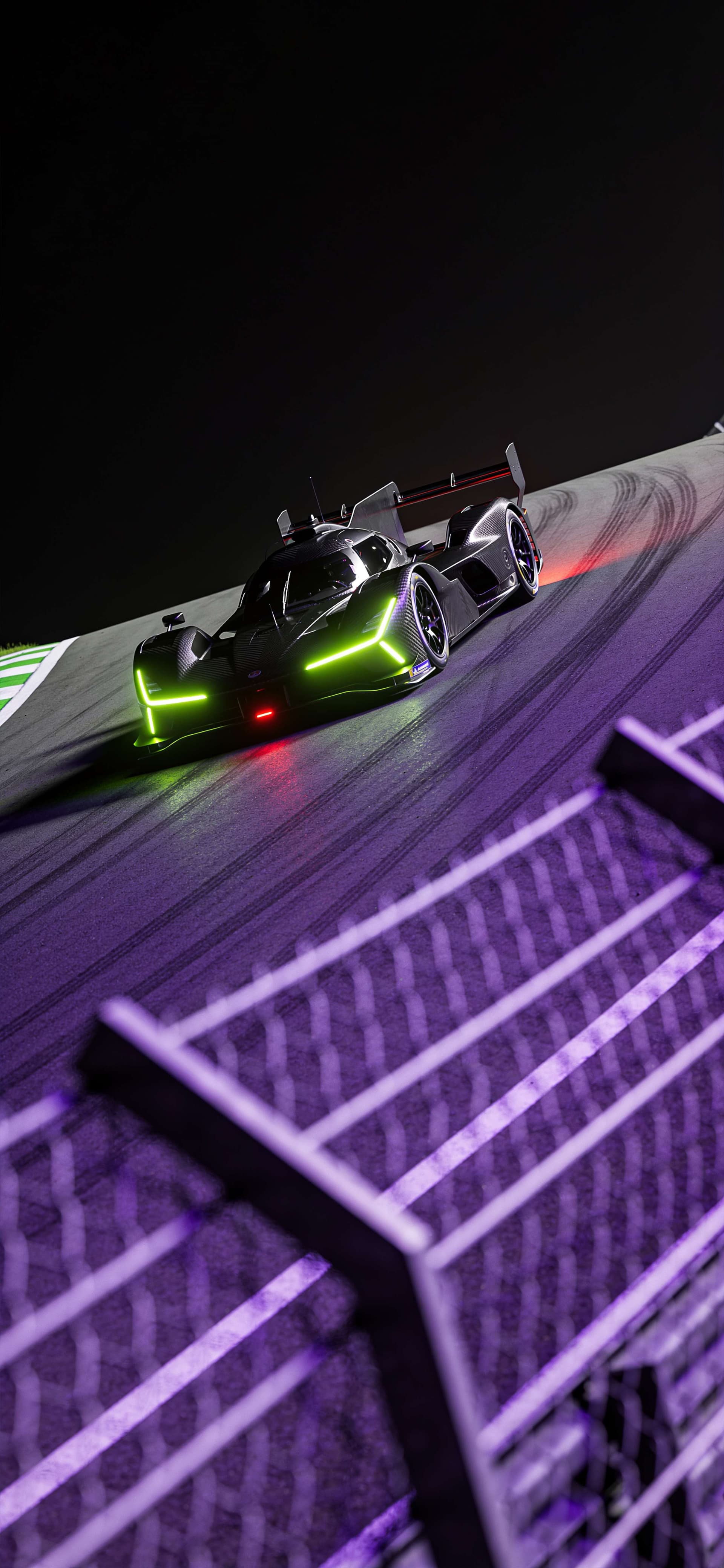 Night Race Hypercar - Pro phone wallpaper
