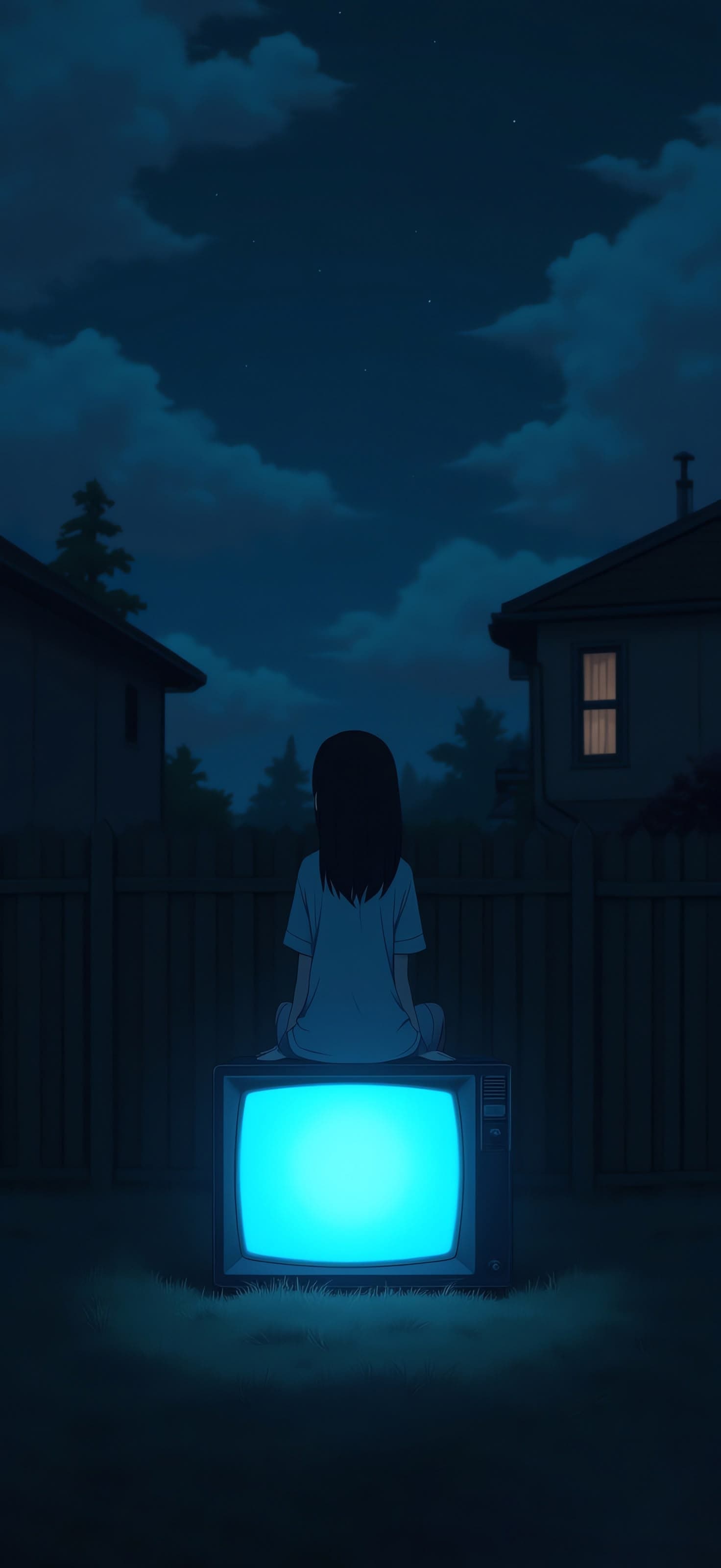 Midnight CRT Glow 1 - Pro phone wallpaper