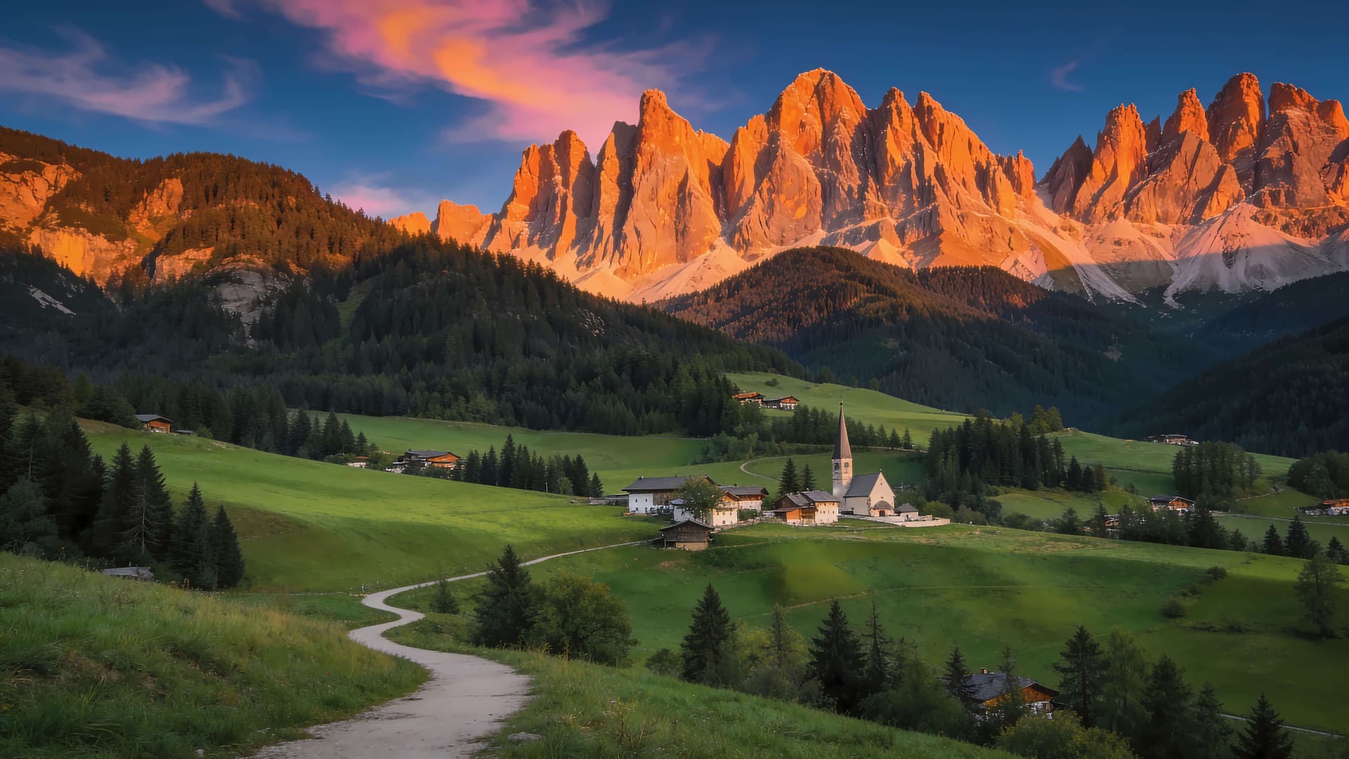 Dolomite Glow - free desktop wallpaper
