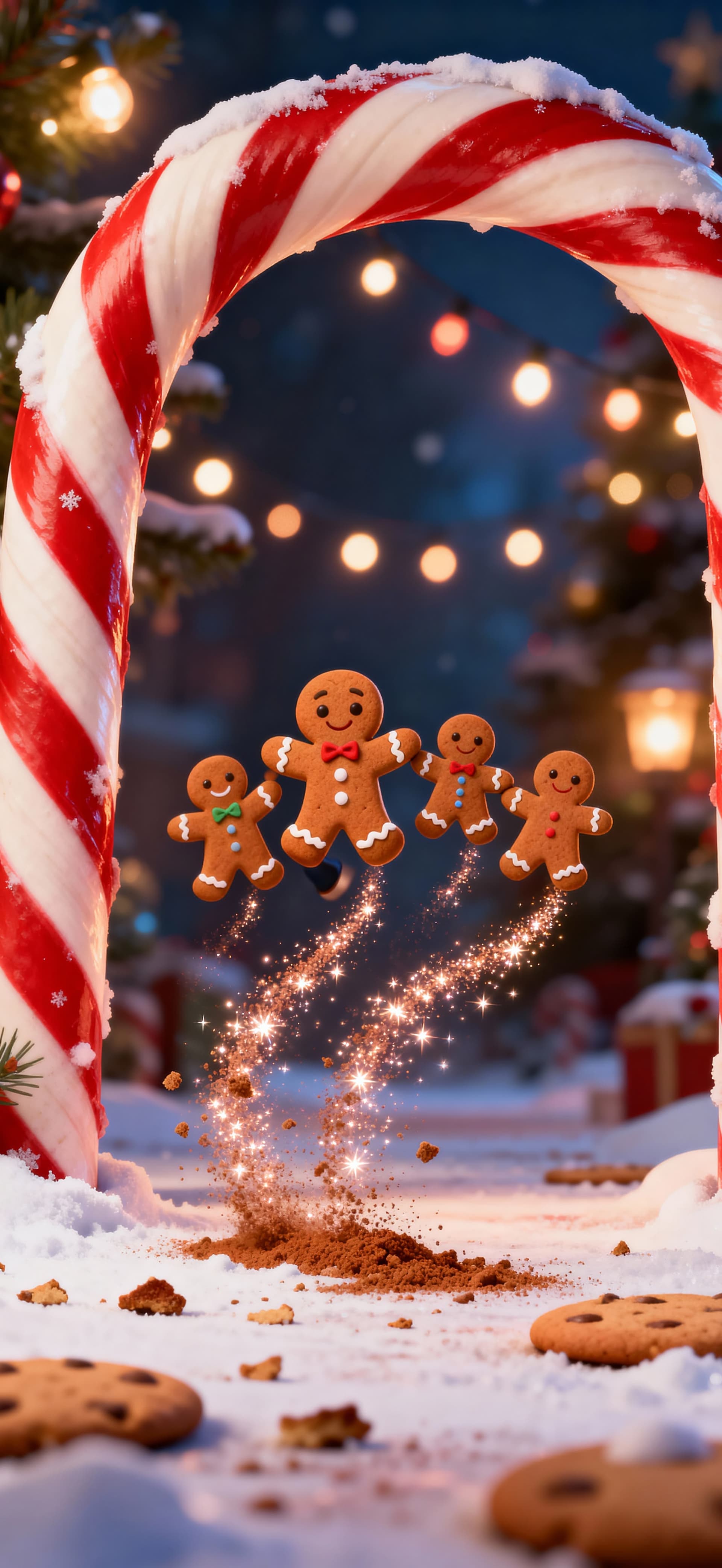 Happy Christmas Friends 4 - free phone wallpaper