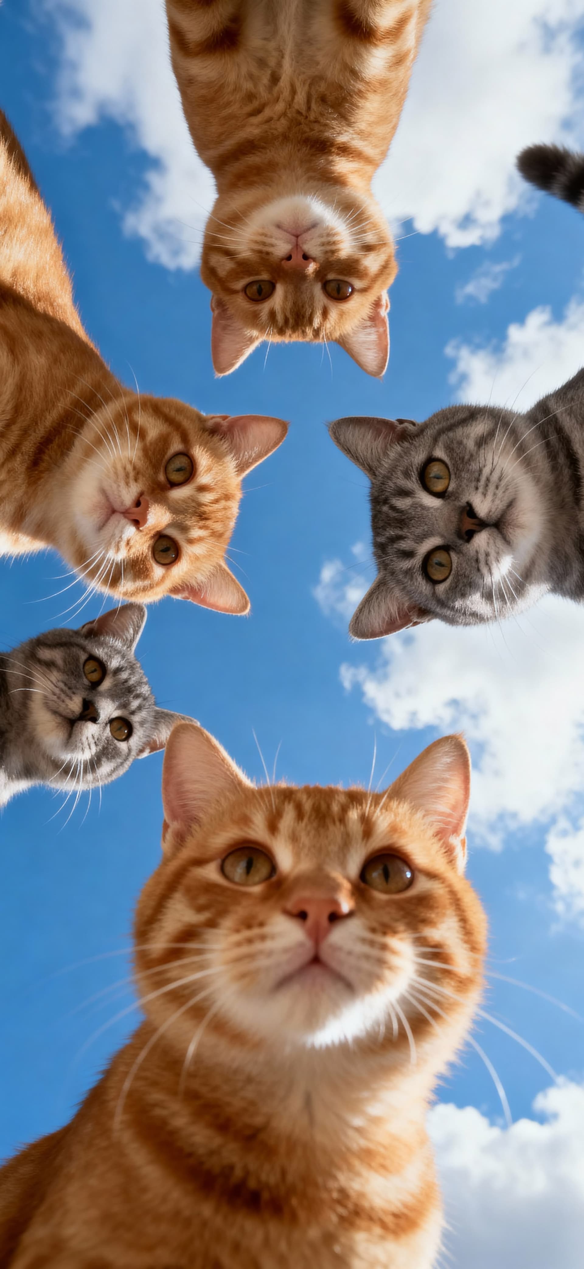 Curious Cat Circle 3 - Pro phone wallpaper