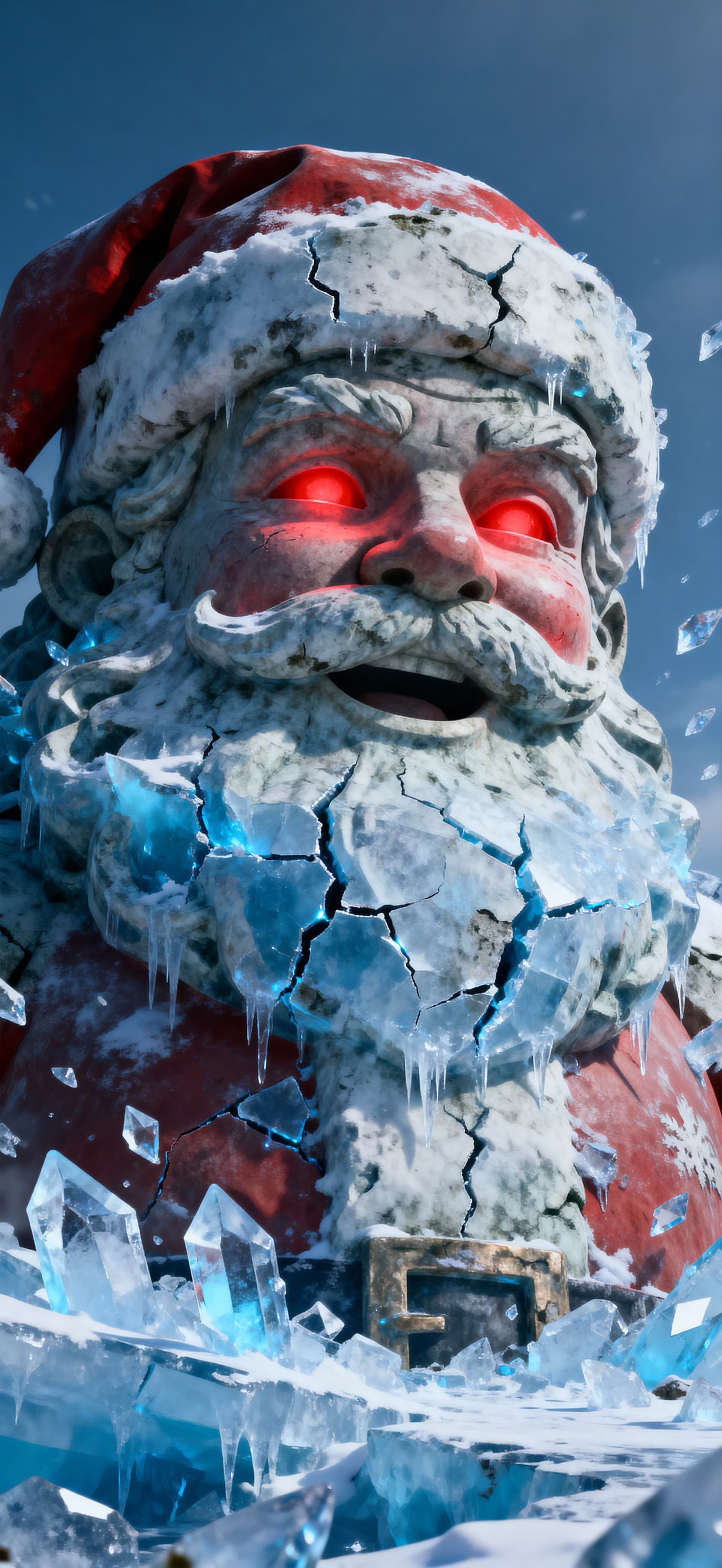 Frostborn Santa Awakens 3 - free phone wallpaper