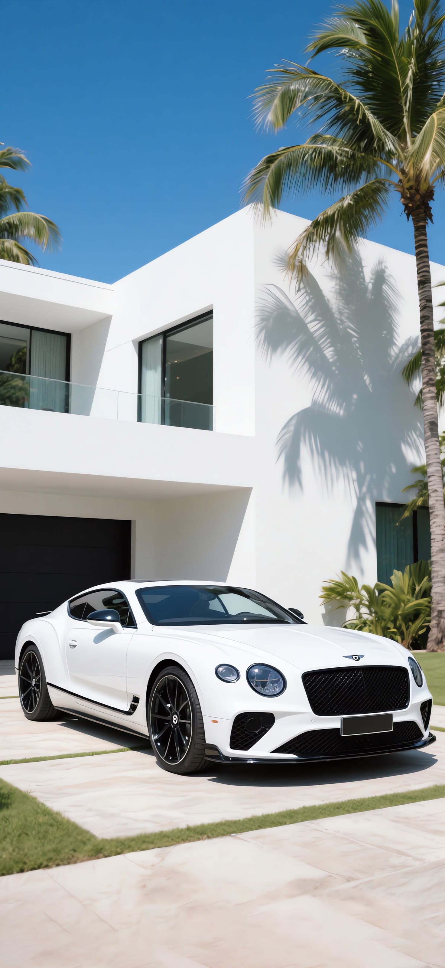 White Luxe Drive 3 - Pro phone wallpaper