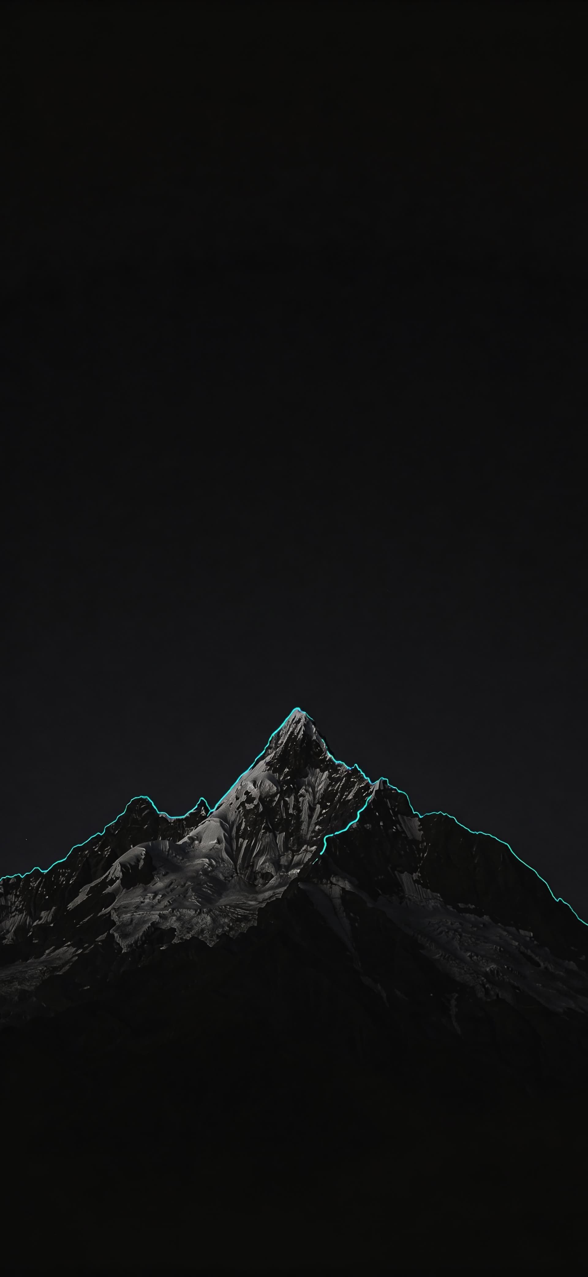 Dark Mountain Peak - Pro phone wallpaper