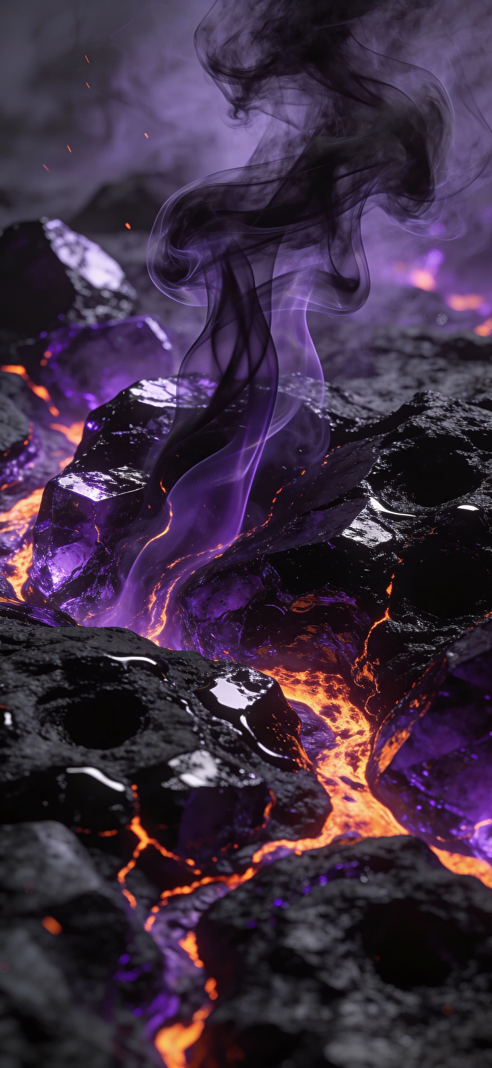 Volcanic Purple Haze - free phone wallpaper