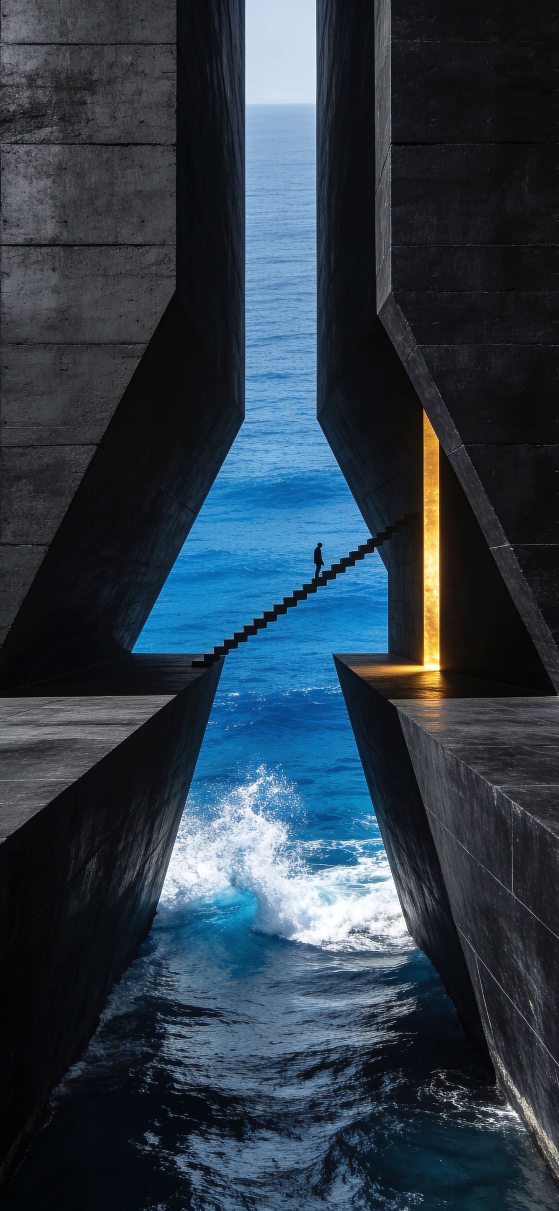Monolithic Sea Gateway - Pro phone wallpaper