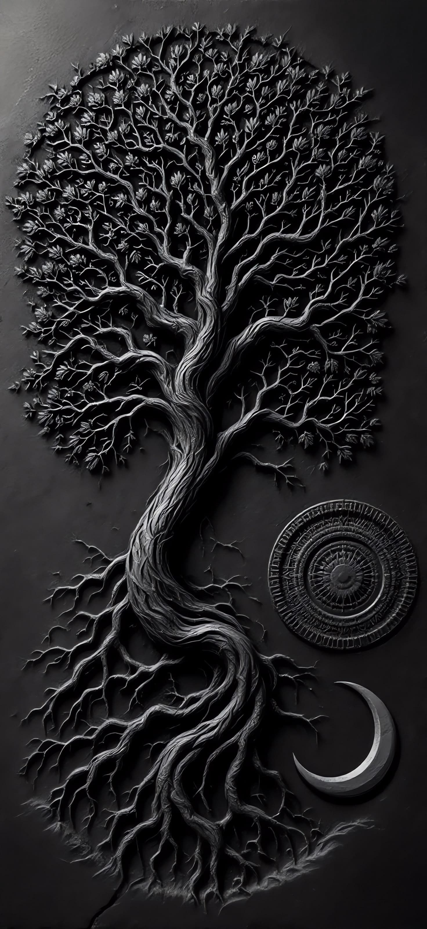 Celestial Roots - free phone wallpaper