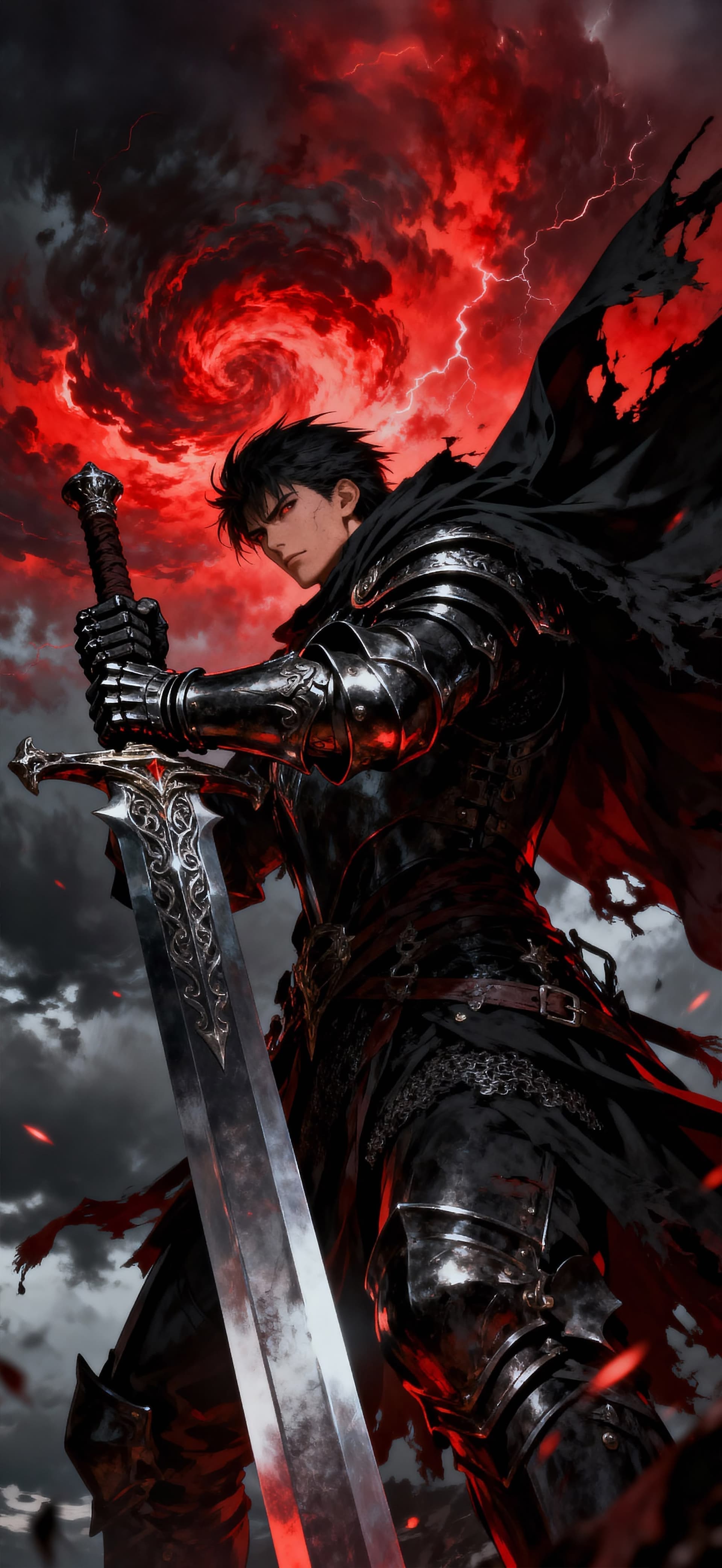 Crimson Warlord 2 - Pro phone wallpaper
