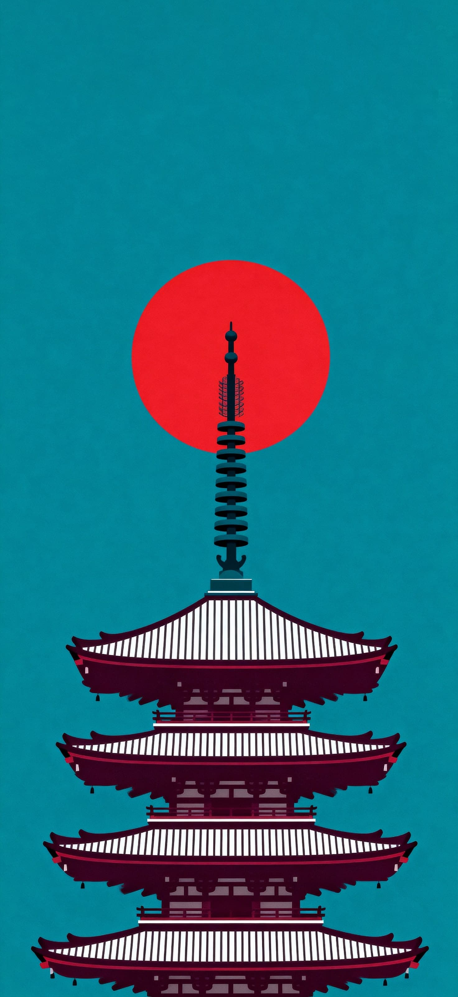 Zen Pagoda 3 - free phone wallpaper