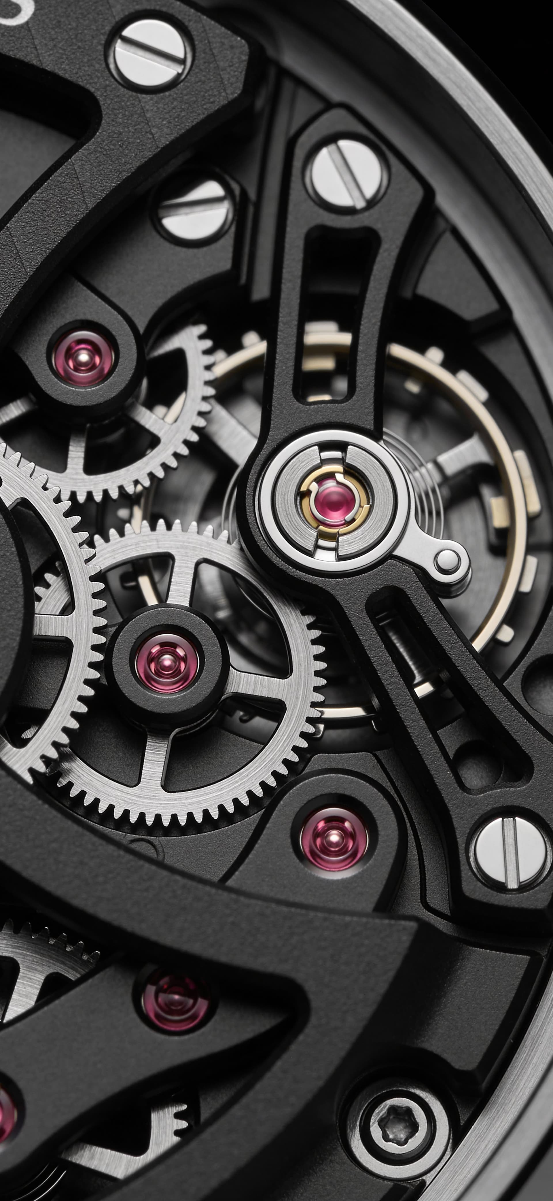 Watch Gears Macro - free phone wallpaper