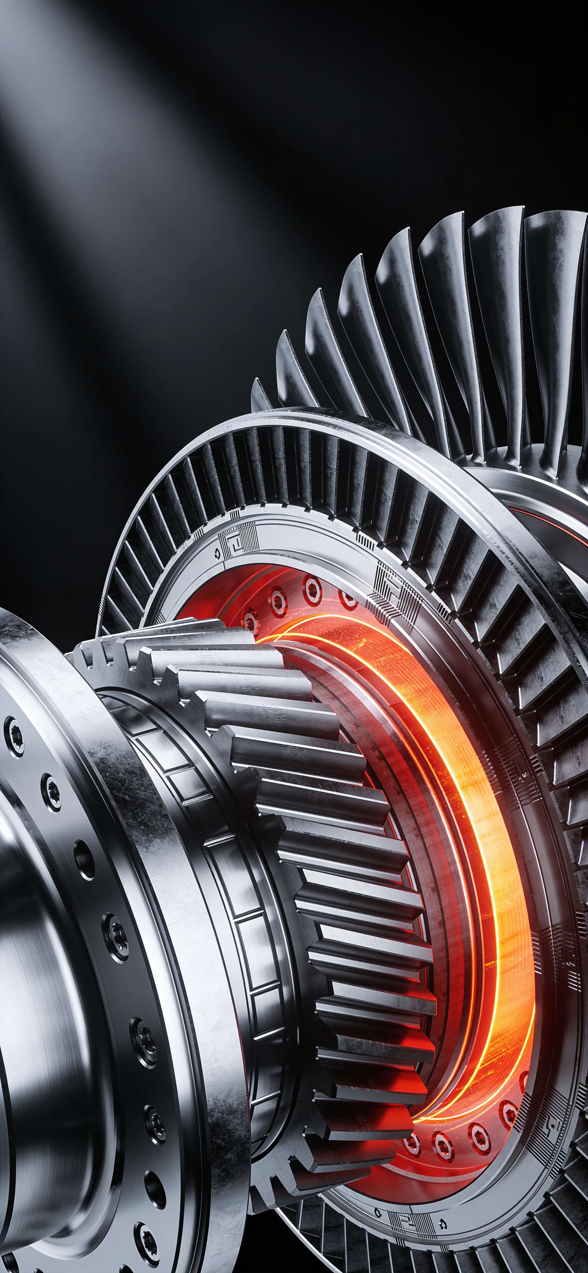 Engine Core Heat - free phone wallpaper