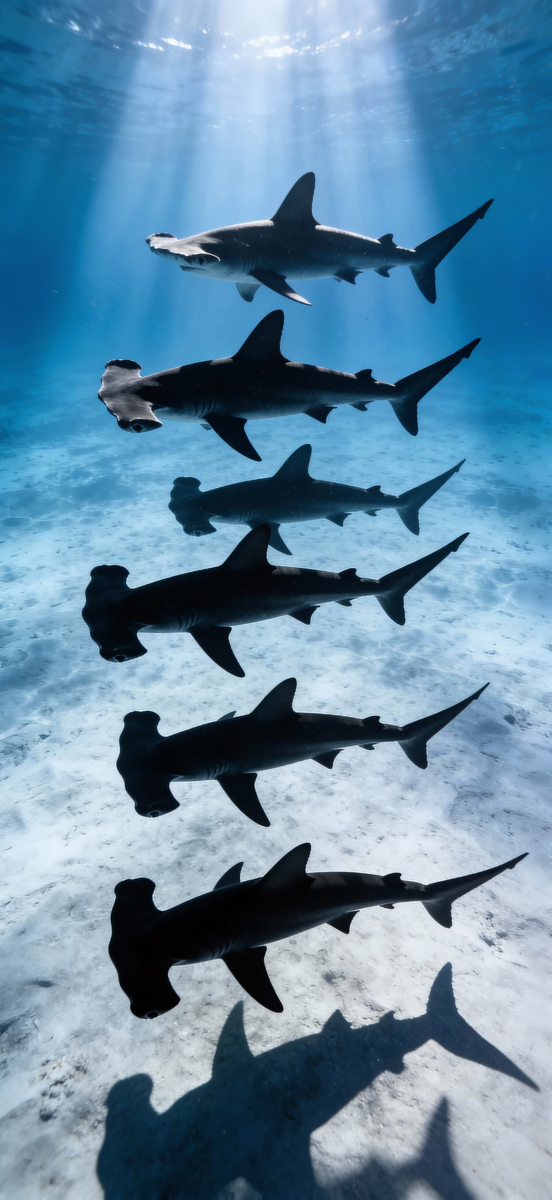 Hammerhead Shark Depths 2 - Pro phone wallpaper