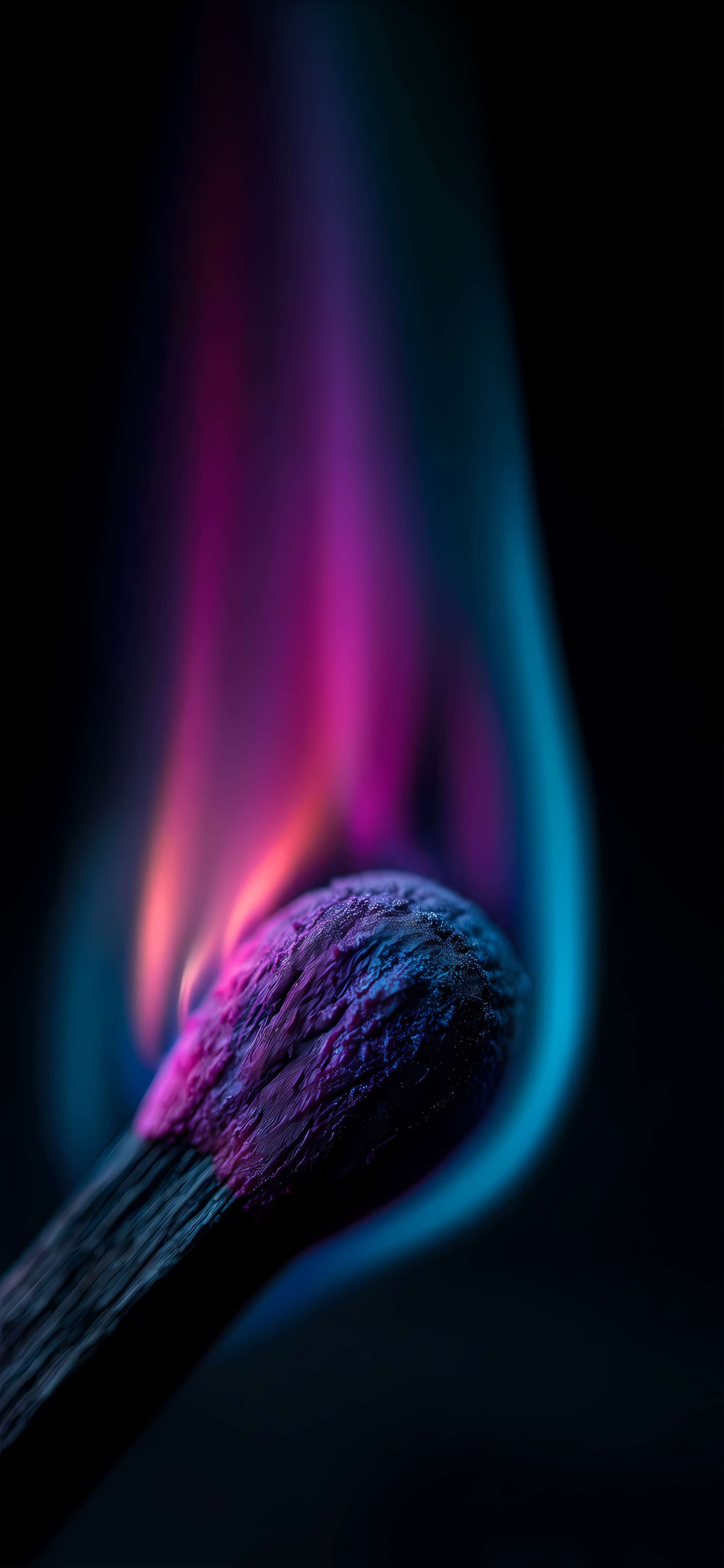 Vibrant Match Flame - Pro phone wallpaper