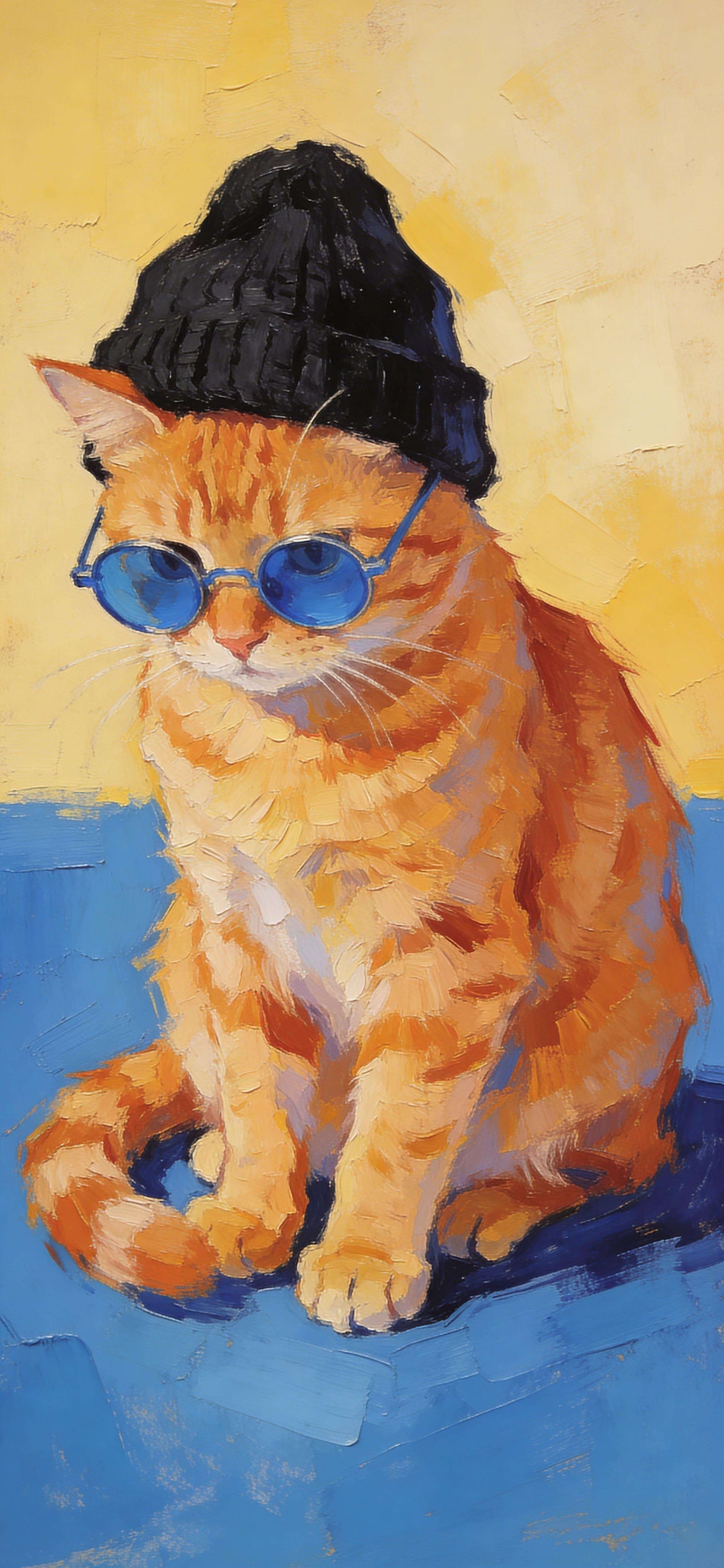 Cool Cat - free phone wallpaper