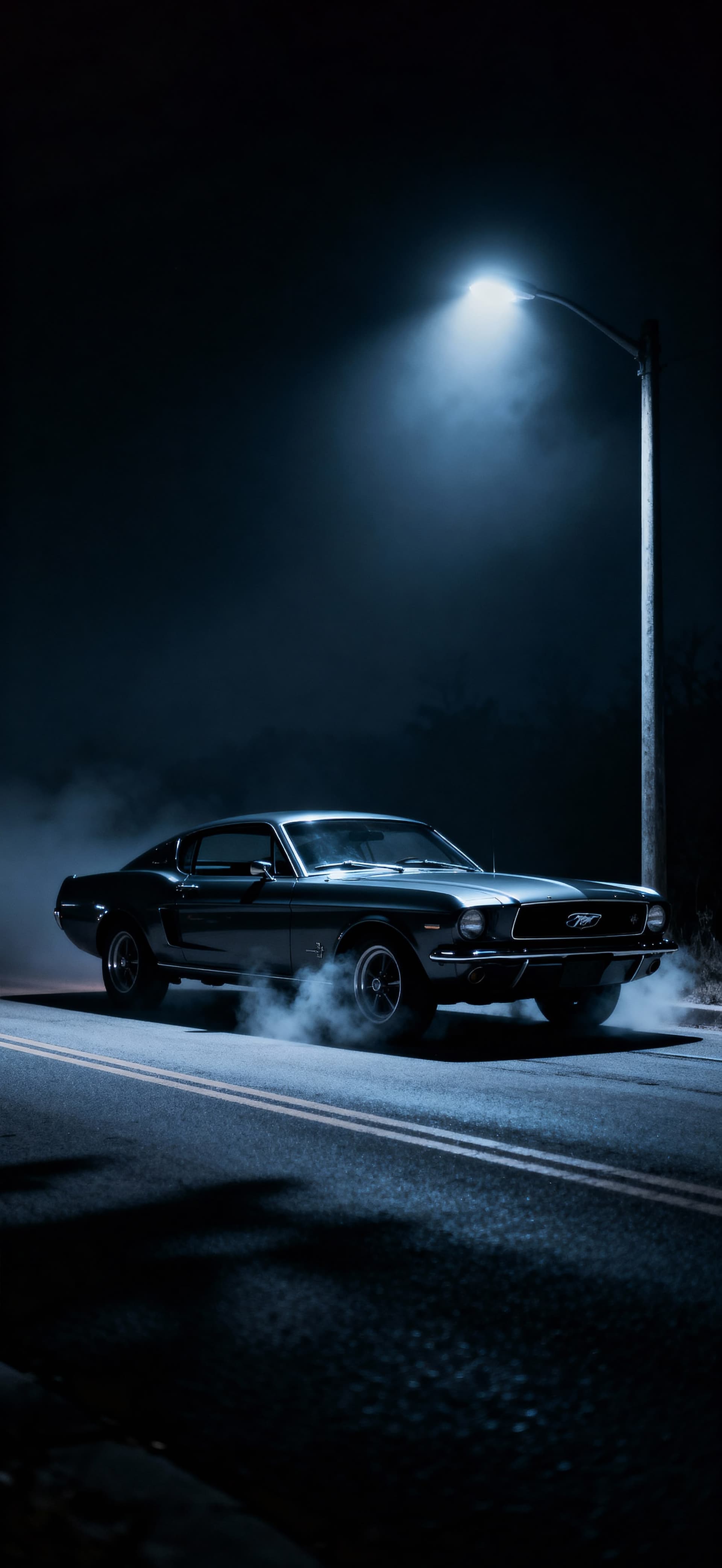 Midnight Mustang 2 - free phone wallpaper